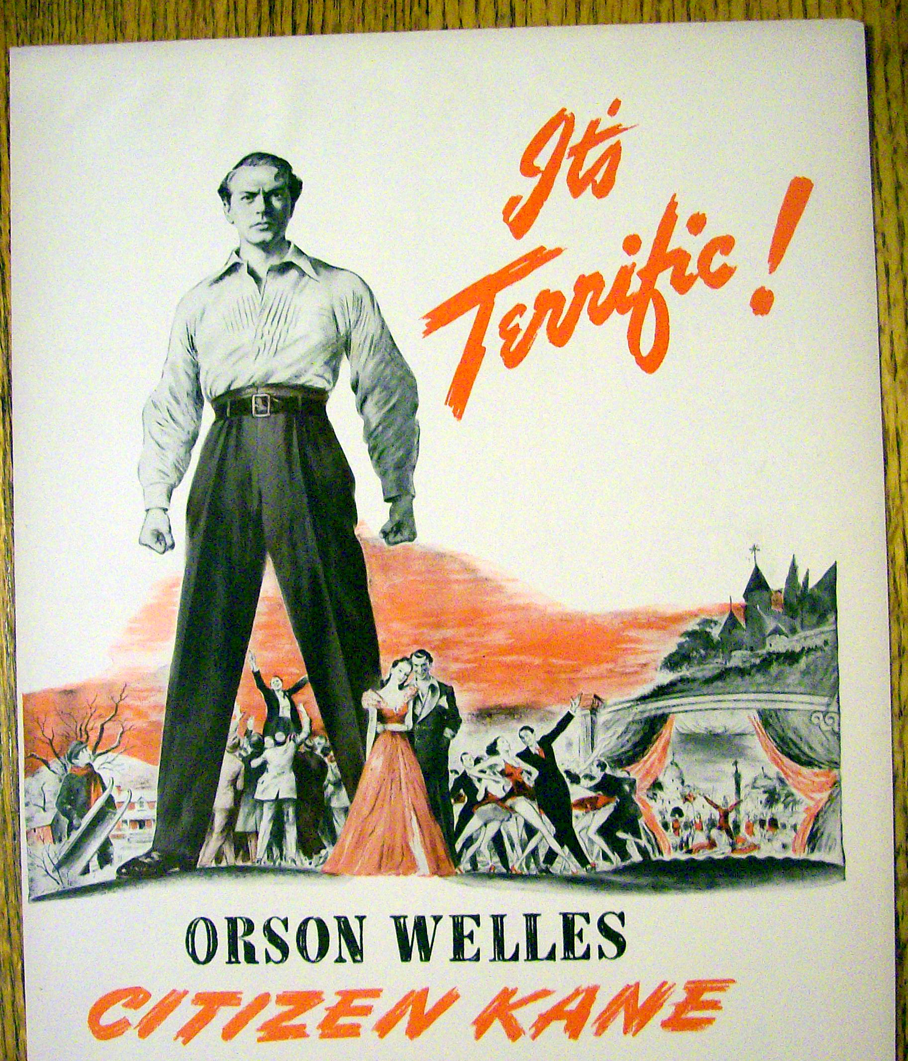 1941 Citizen Kane with Orson Welles