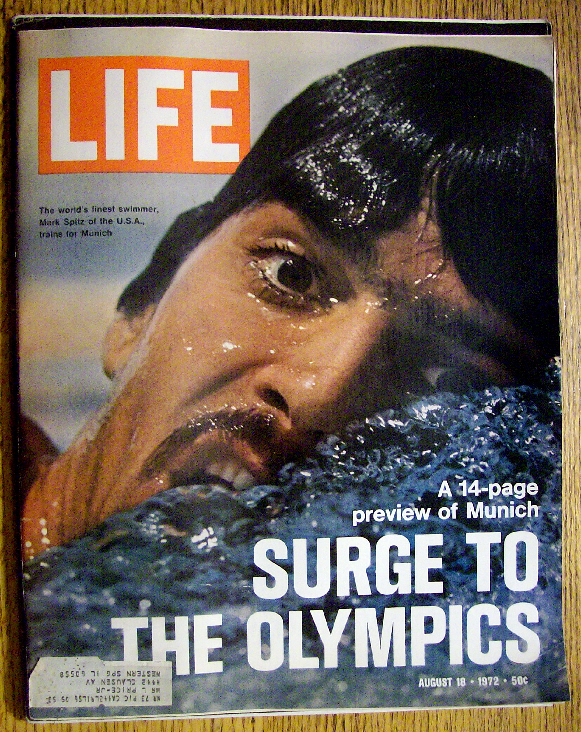 Life Magazine-August 18, 1972-Surge To The Olympics