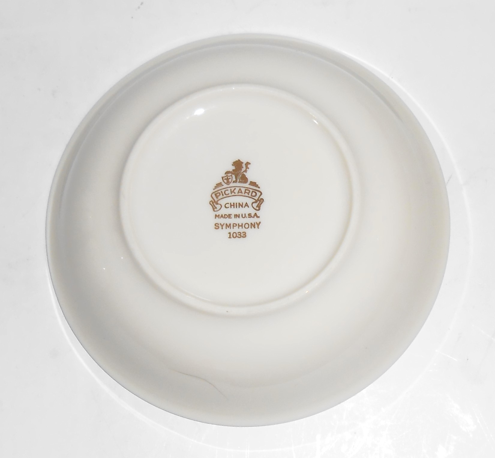 Pickard Porcelain China Gold Symphony Fruit  Sauce Bowl