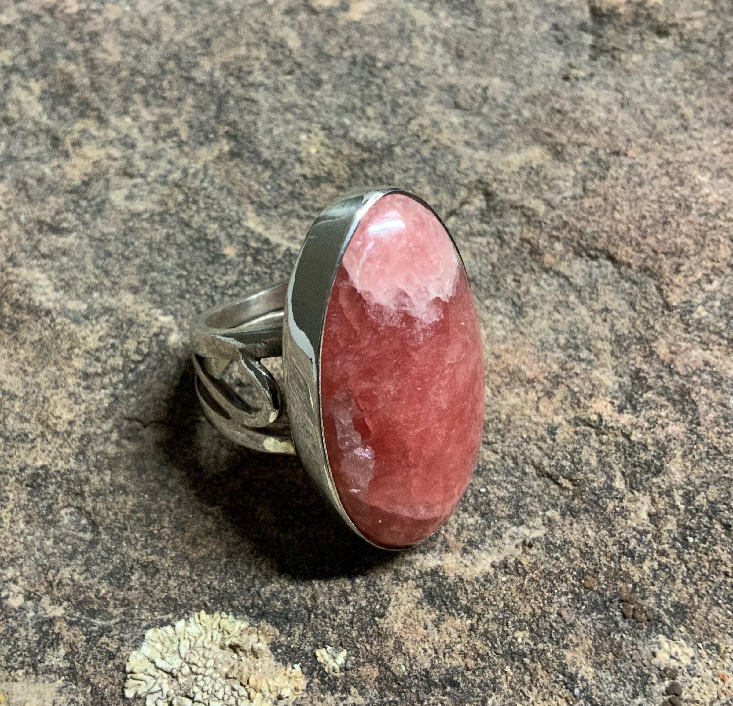 RhodoChrosite Sterling Silver Ring