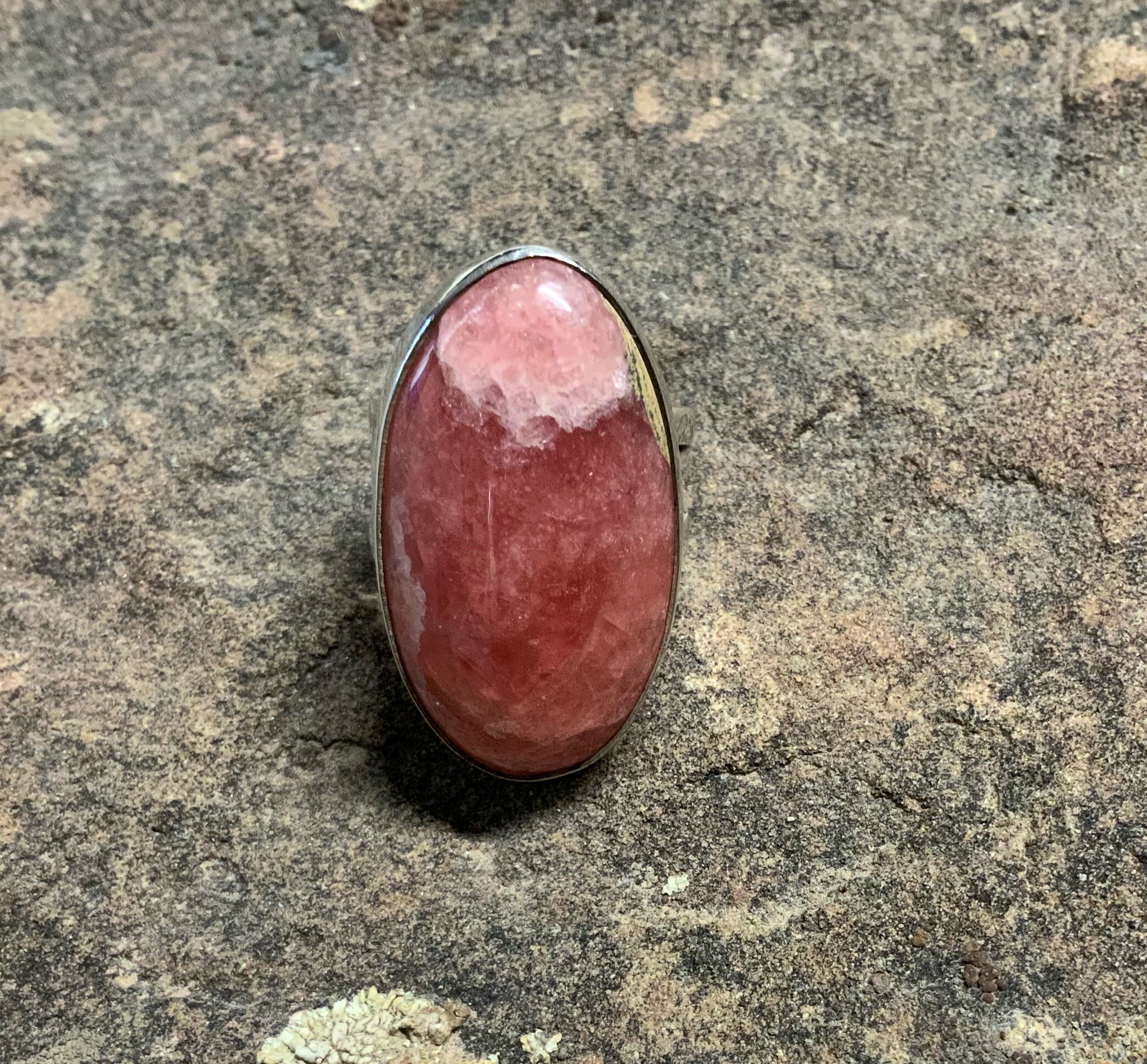 RhodoChrosite Sterling Silver Ring