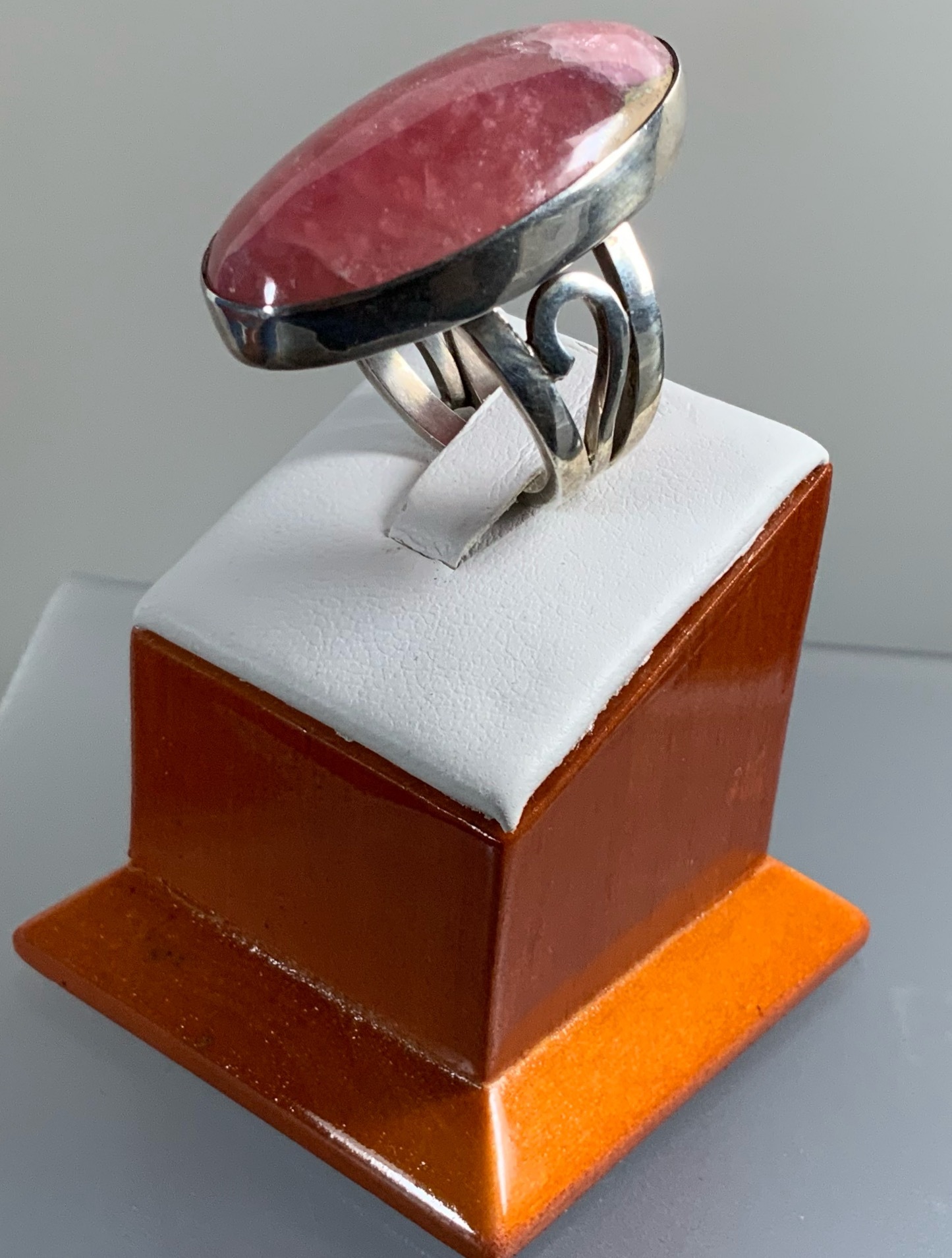 RhodoChrosite Sterling Silver Ring
