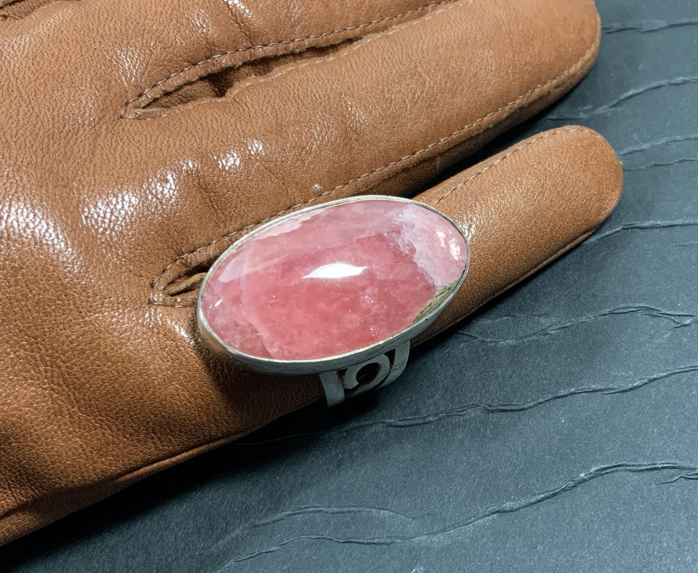 RhodoChrosite Sterling Silver Ring