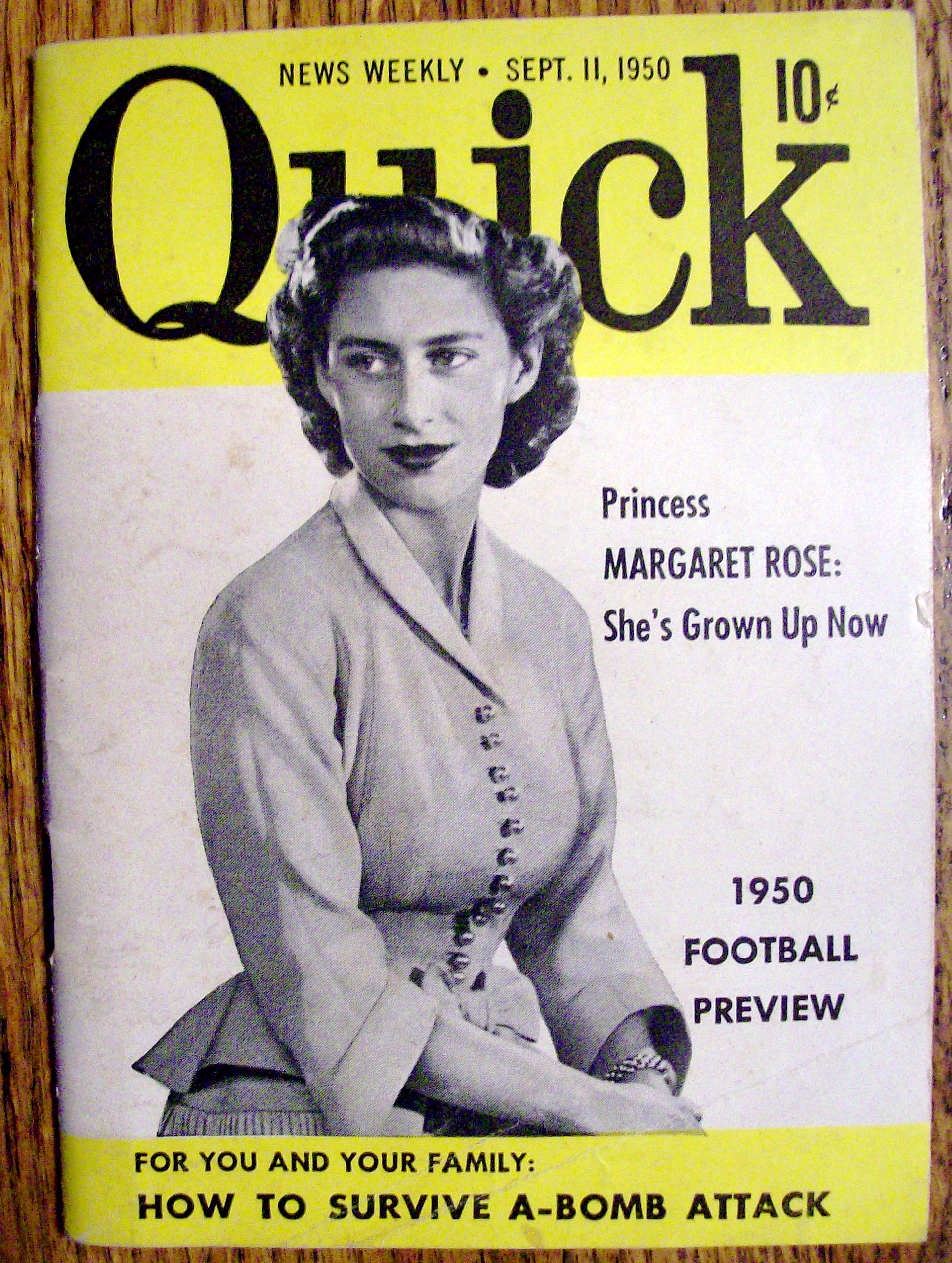 Quick Magazine-Sept 11, 1950-Princess Margaret Rose