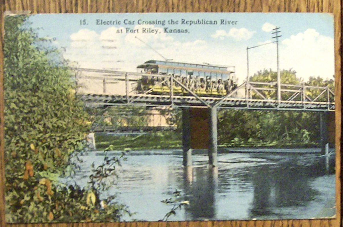 Electric Car Crossing the Republican River