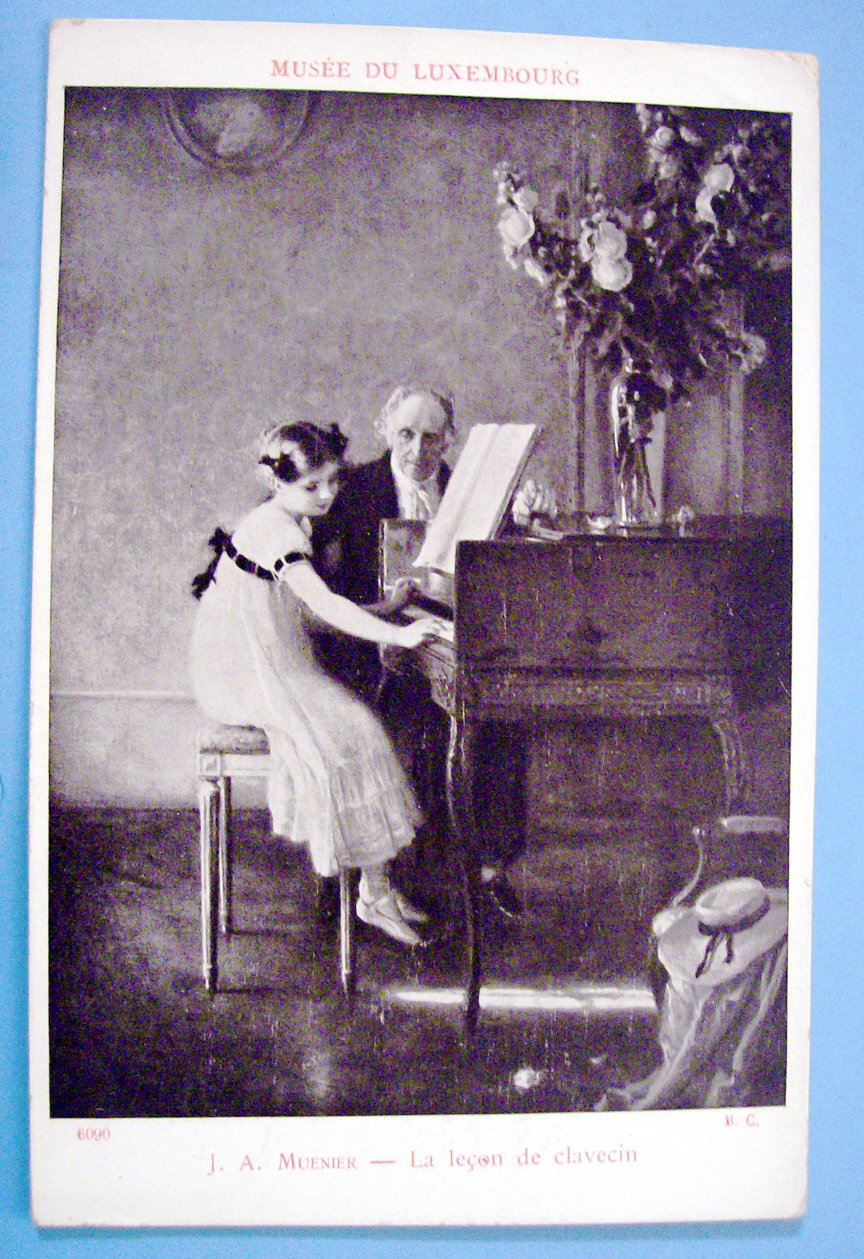 Piano Lessons Postcard
