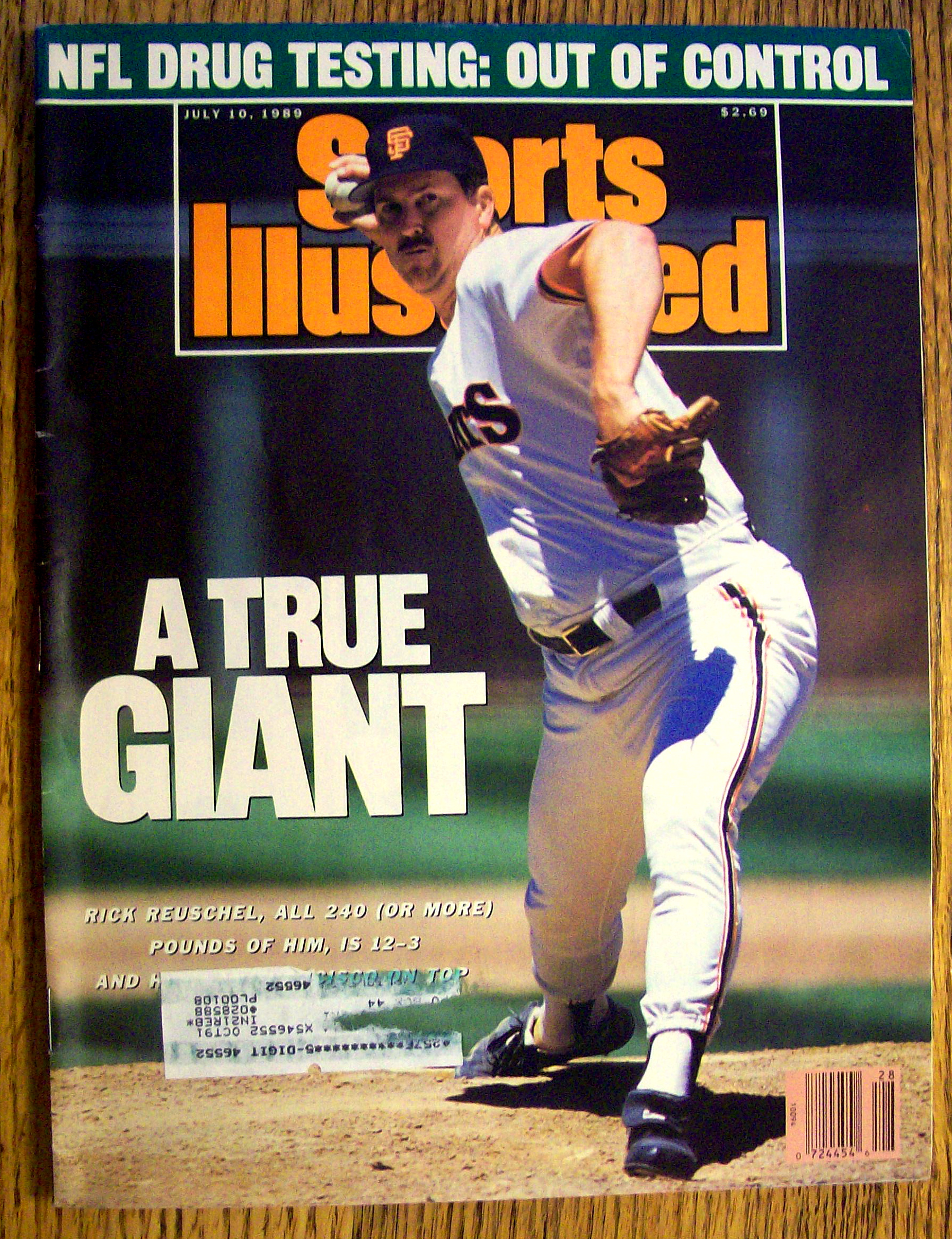 Sports Illustrated Magazine-July 10, 1989-Rick Reuschel