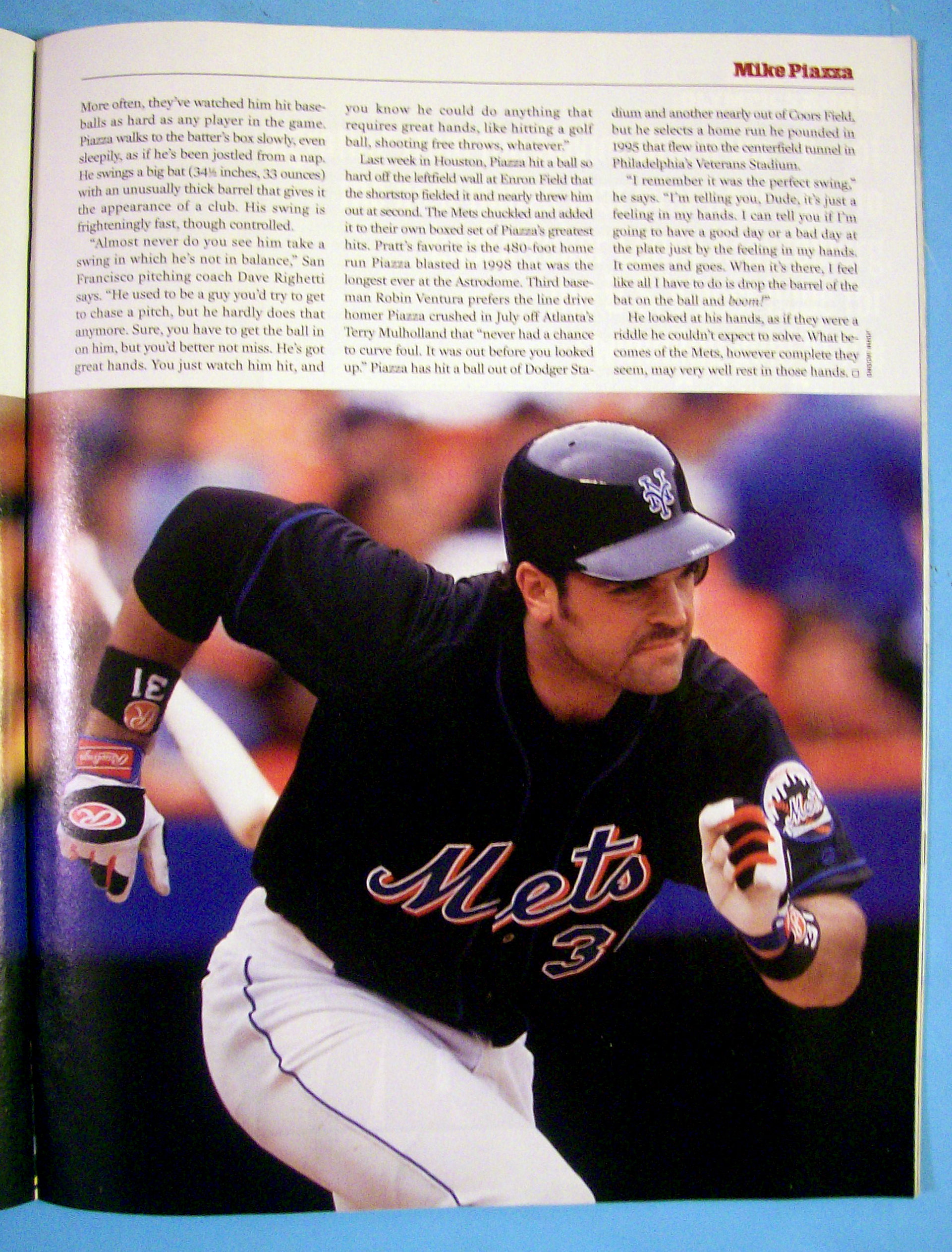 Sports Illustrated Magazine-August 21, 2000-Mike Piazza