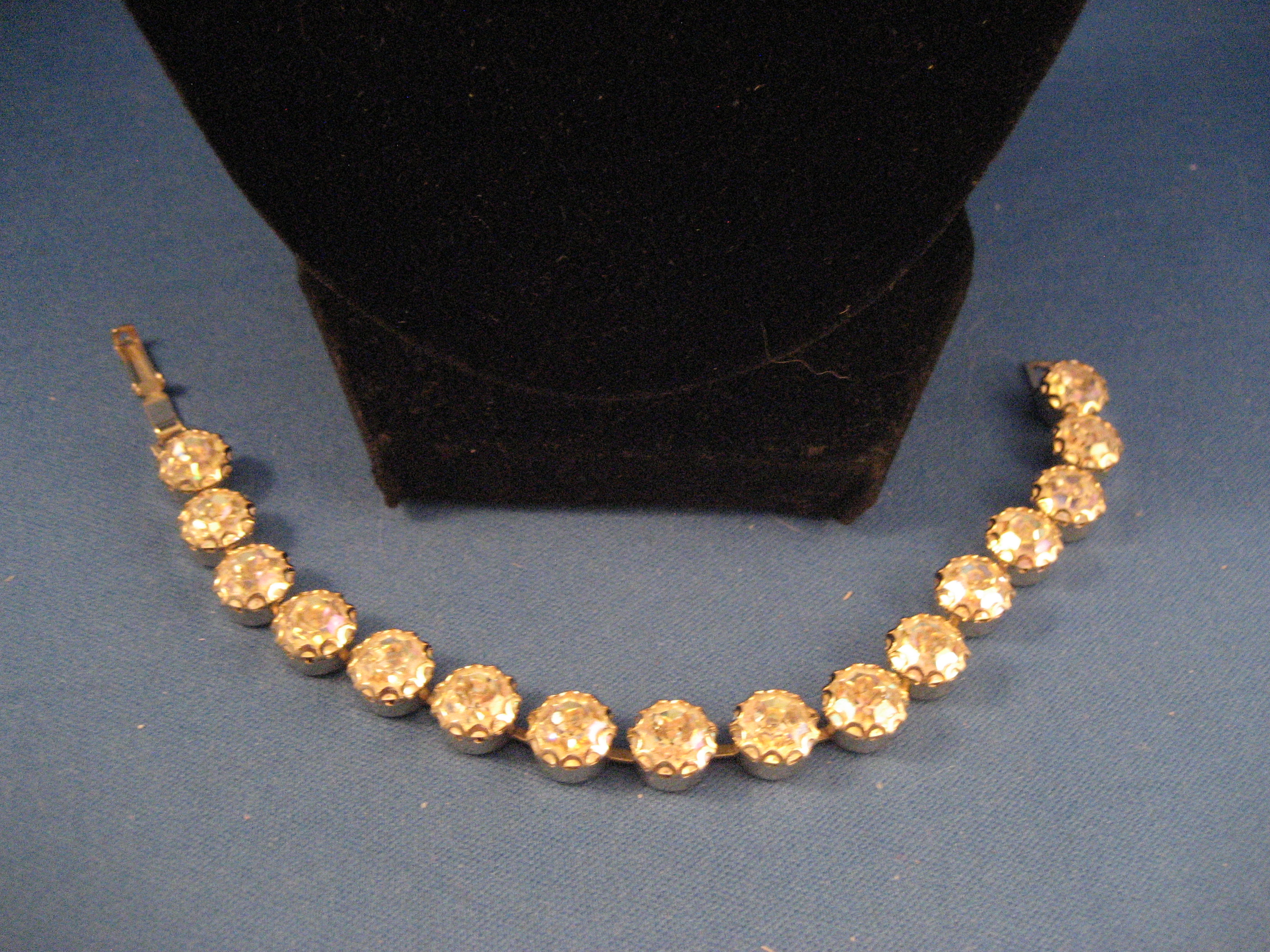 Clear Rhinestone Bracelet