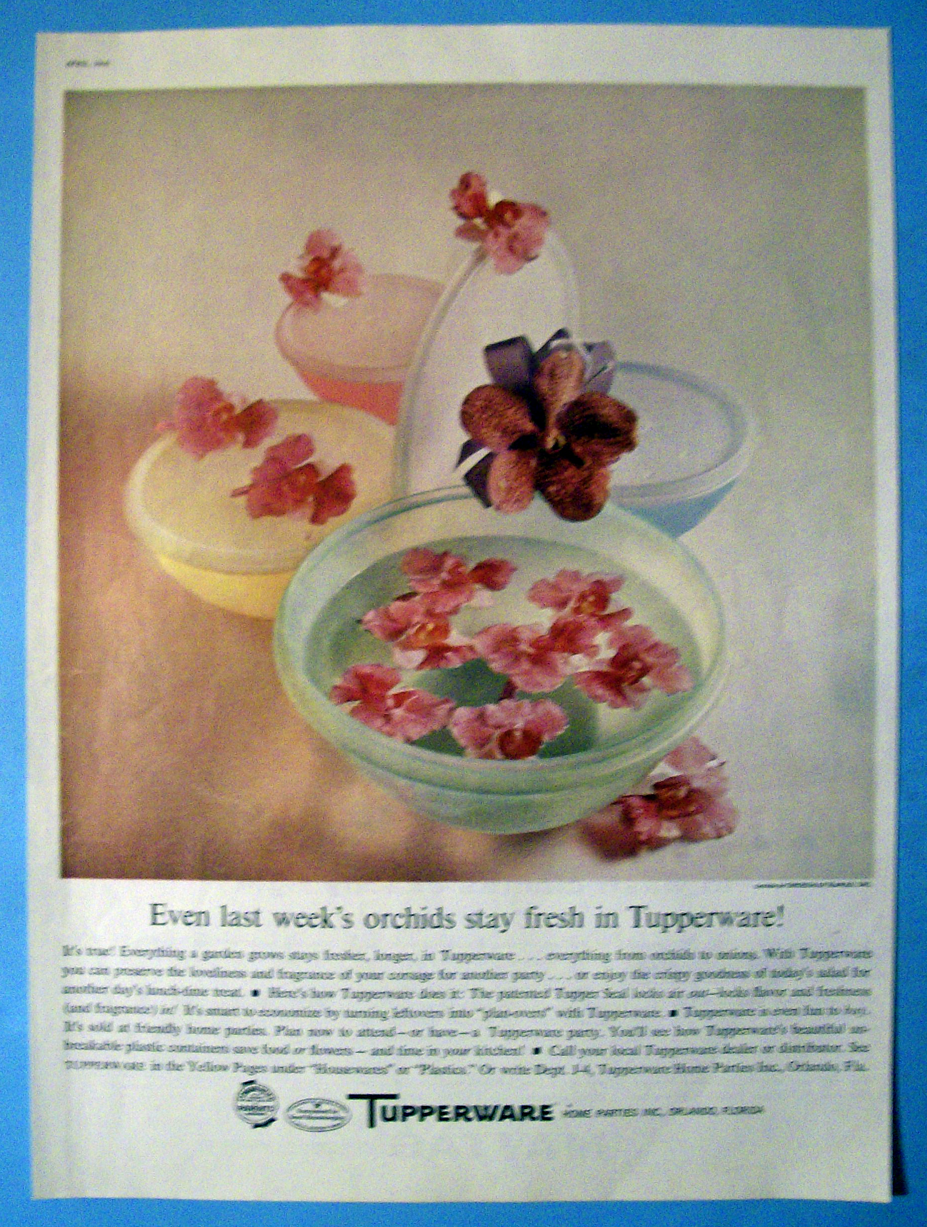 Vintage Ad: 1960 Tupperware