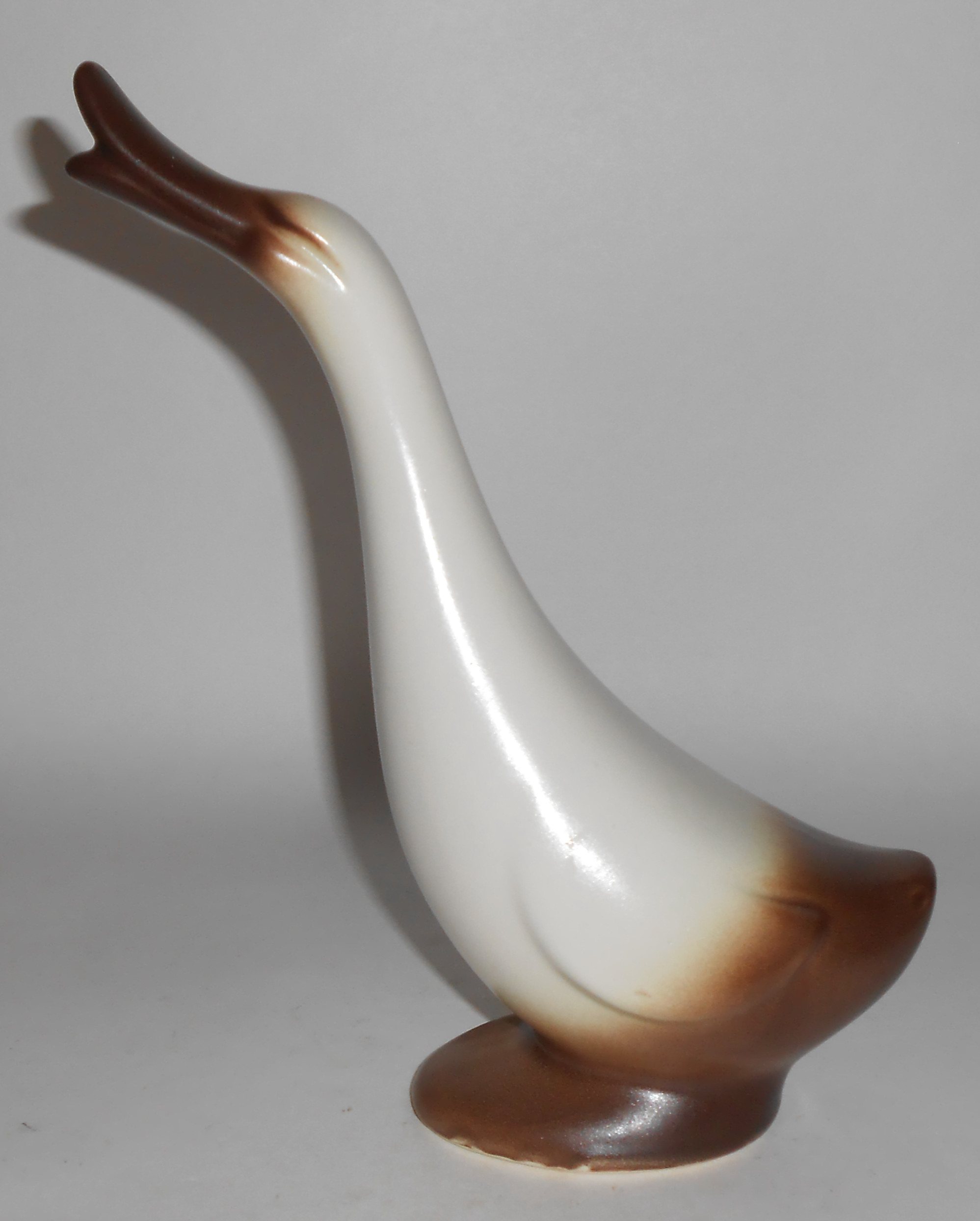 Howard Pierce Porcelain Art Pottery Tall Goose Figurine