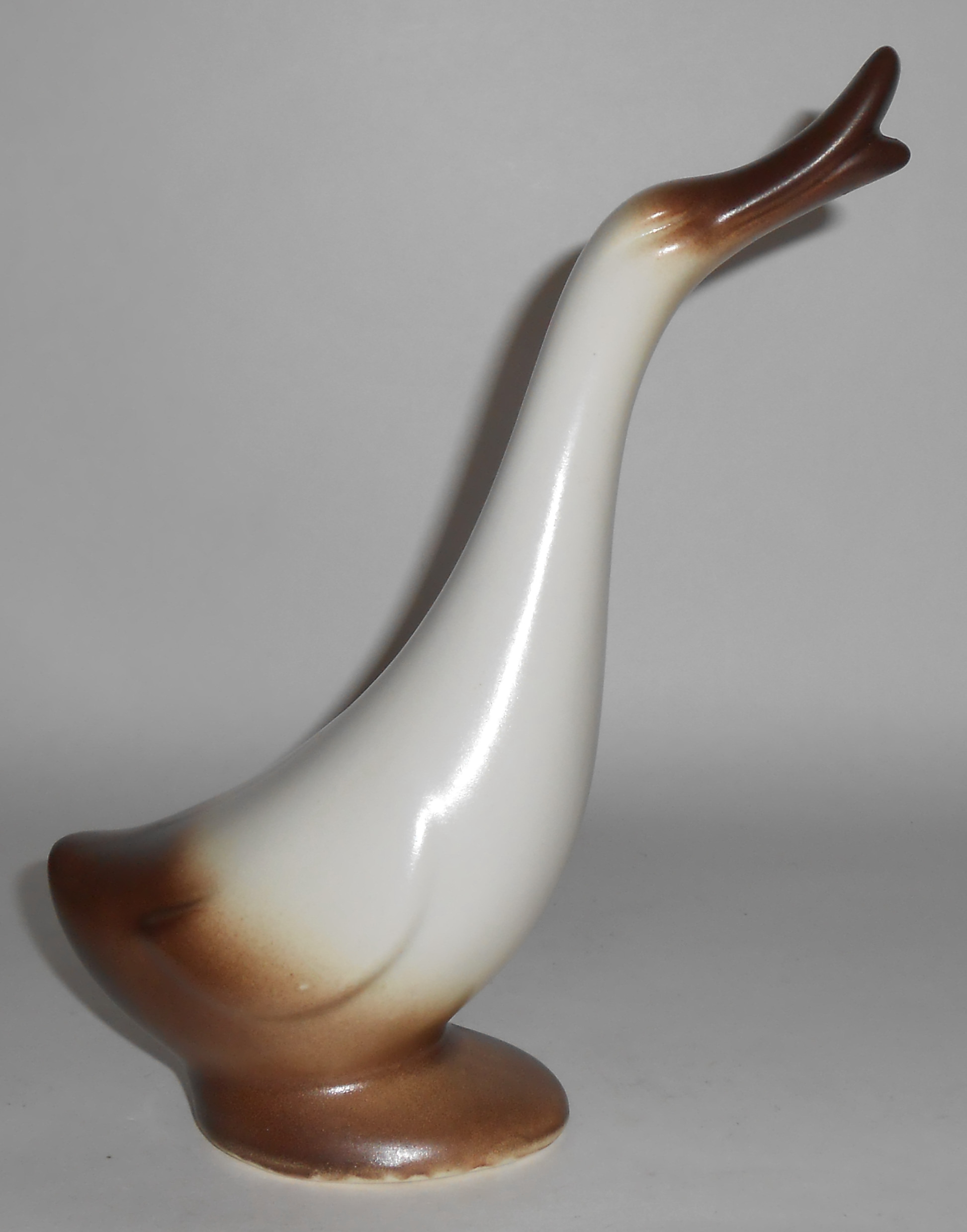 Howard Pierce Porcelain Art Pottery Tall Goose Figurine