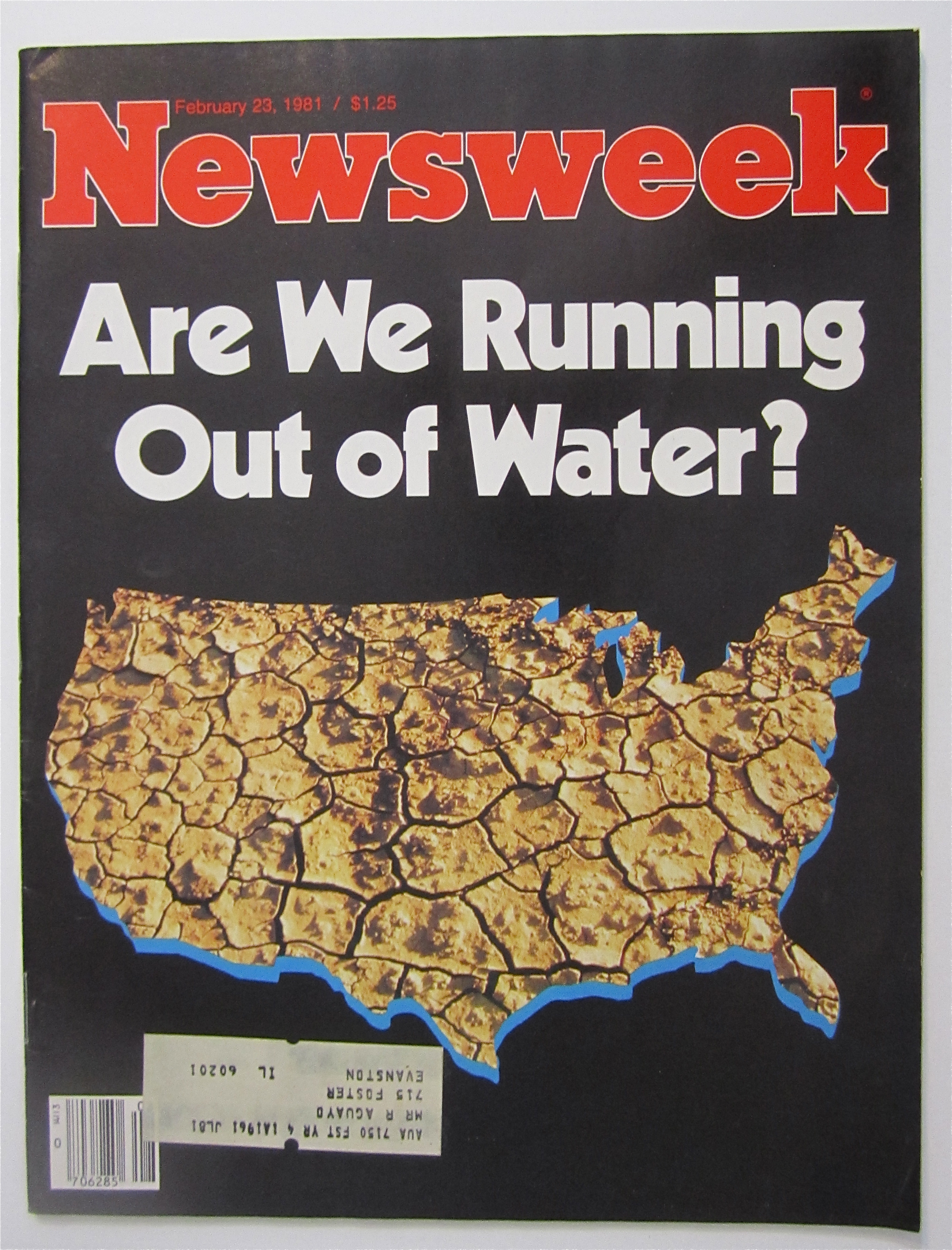 Newsweek Magazine February 23, 1981 Out Of Water