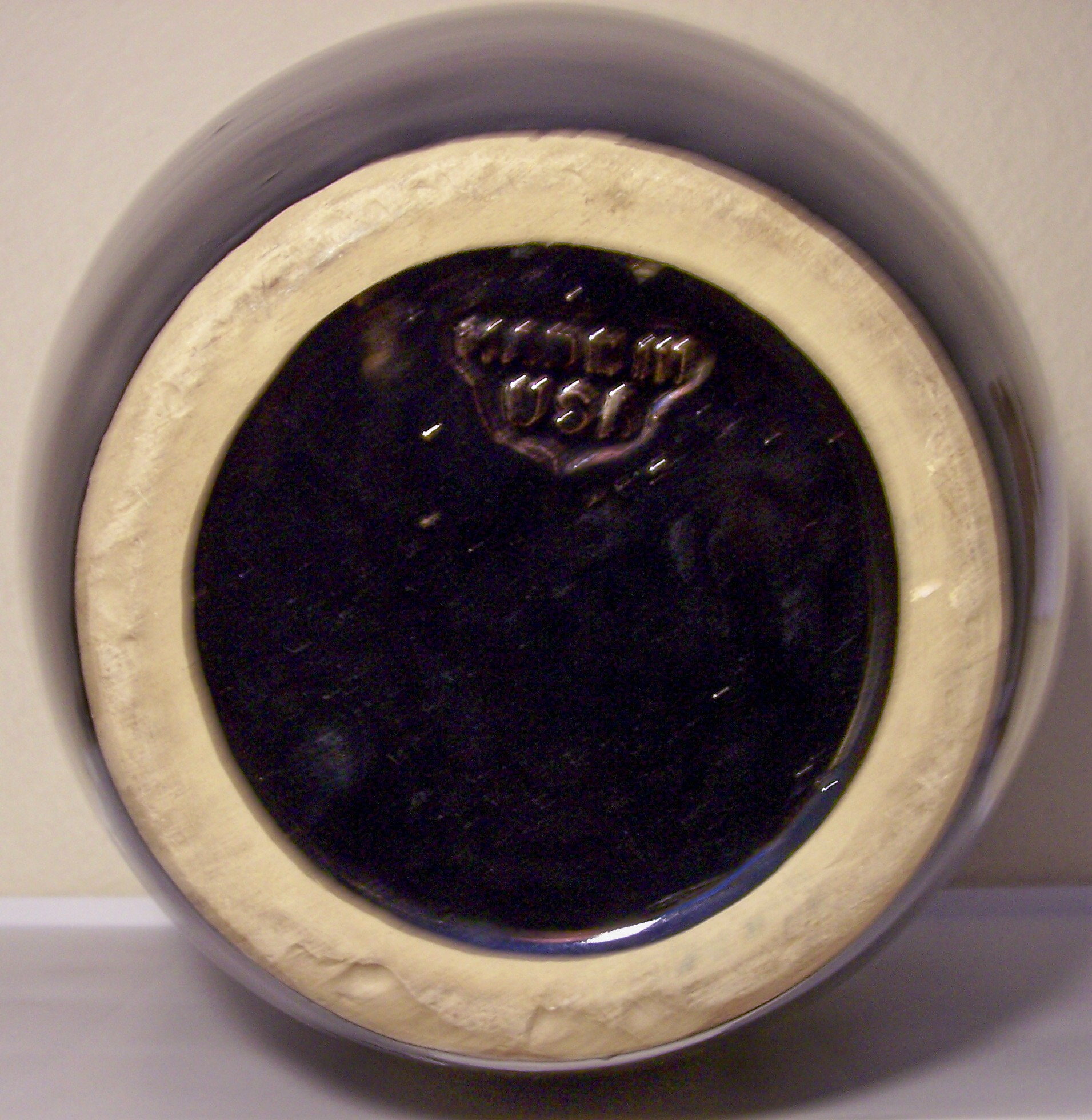 Monmouth Stoneware Pottery 18" Oil Jar!