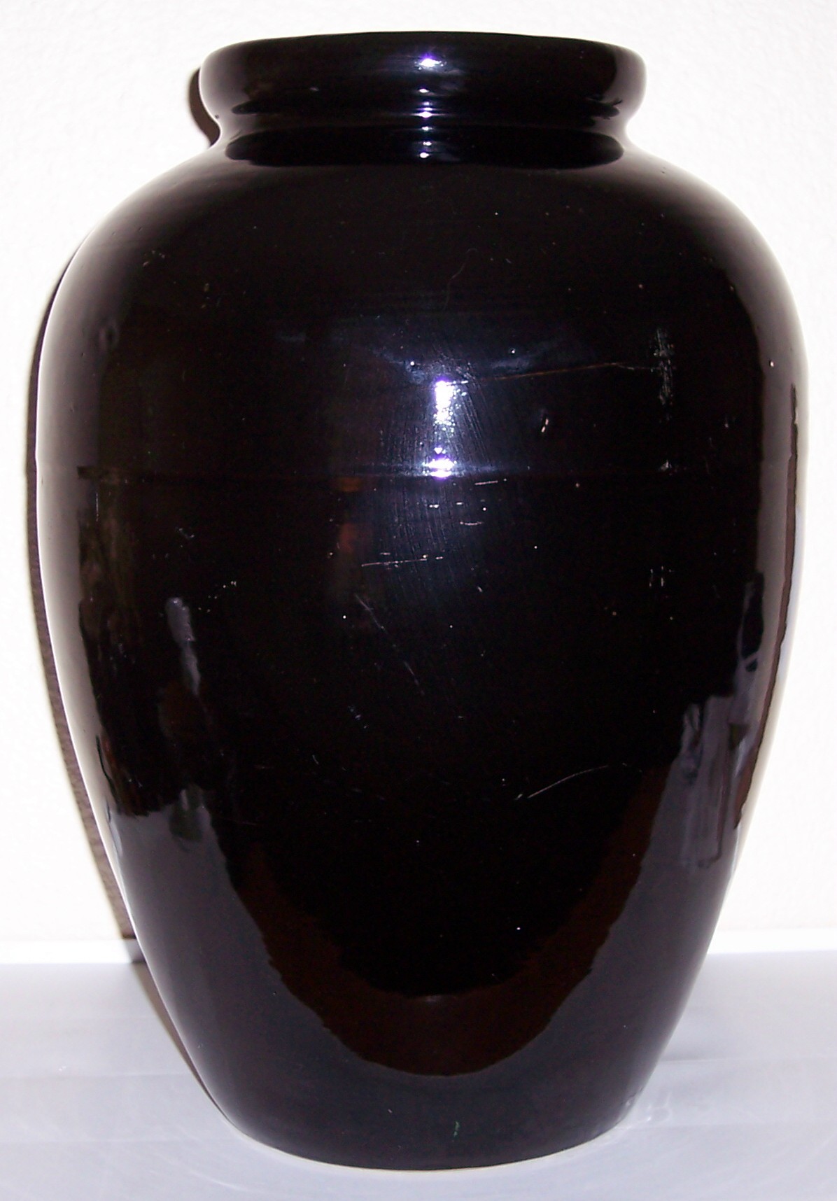Monmouth Stoneware Pottery 18" Oil Jar!