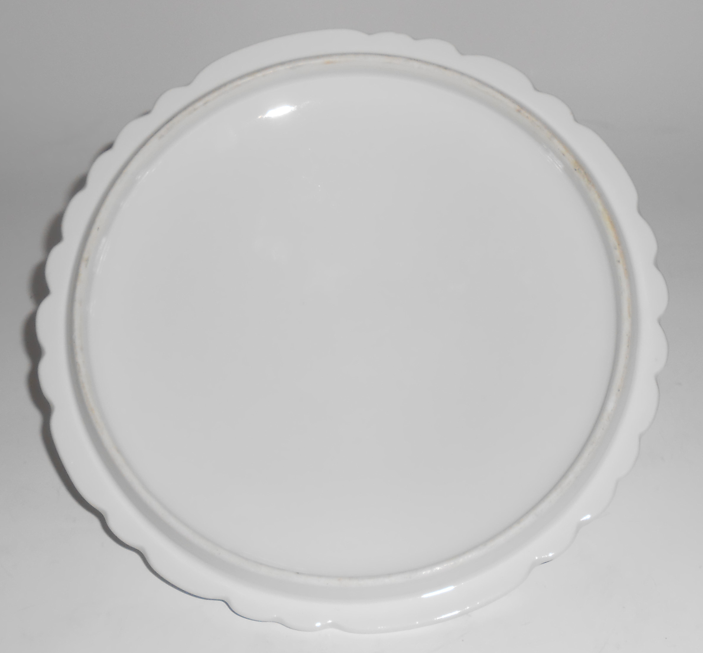 Chas Field Haviland Limoges Grey Daisy Casserole W/Lid