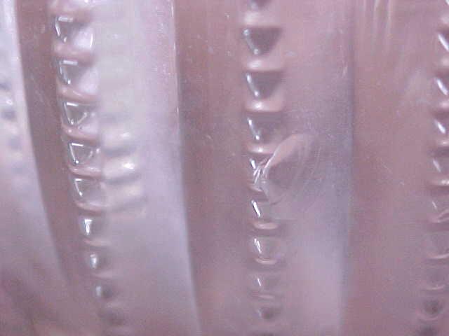 Pressed Glass Water Bottle & Vase