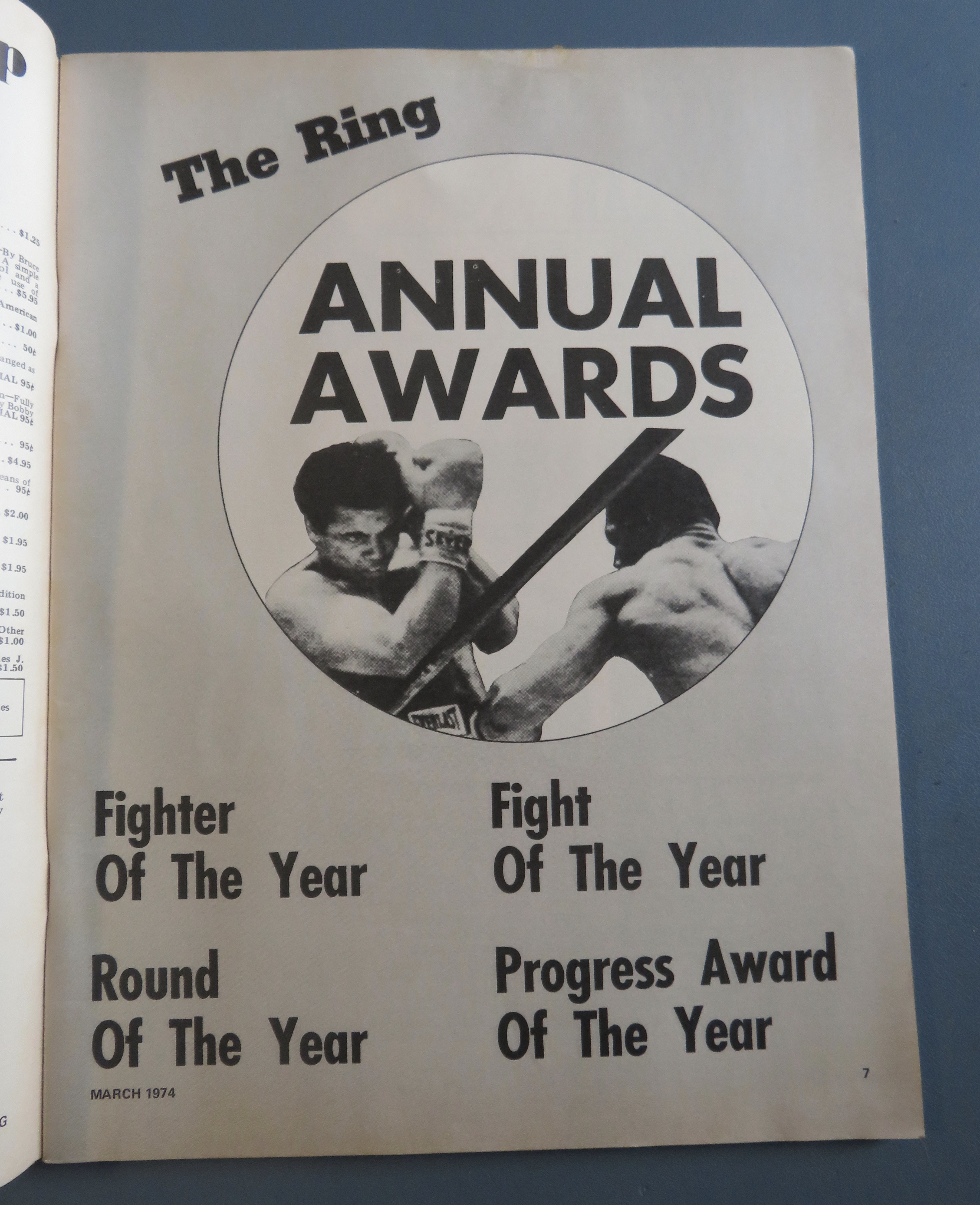The Ring Magazine March 1974 100 Years Of Heavyweight