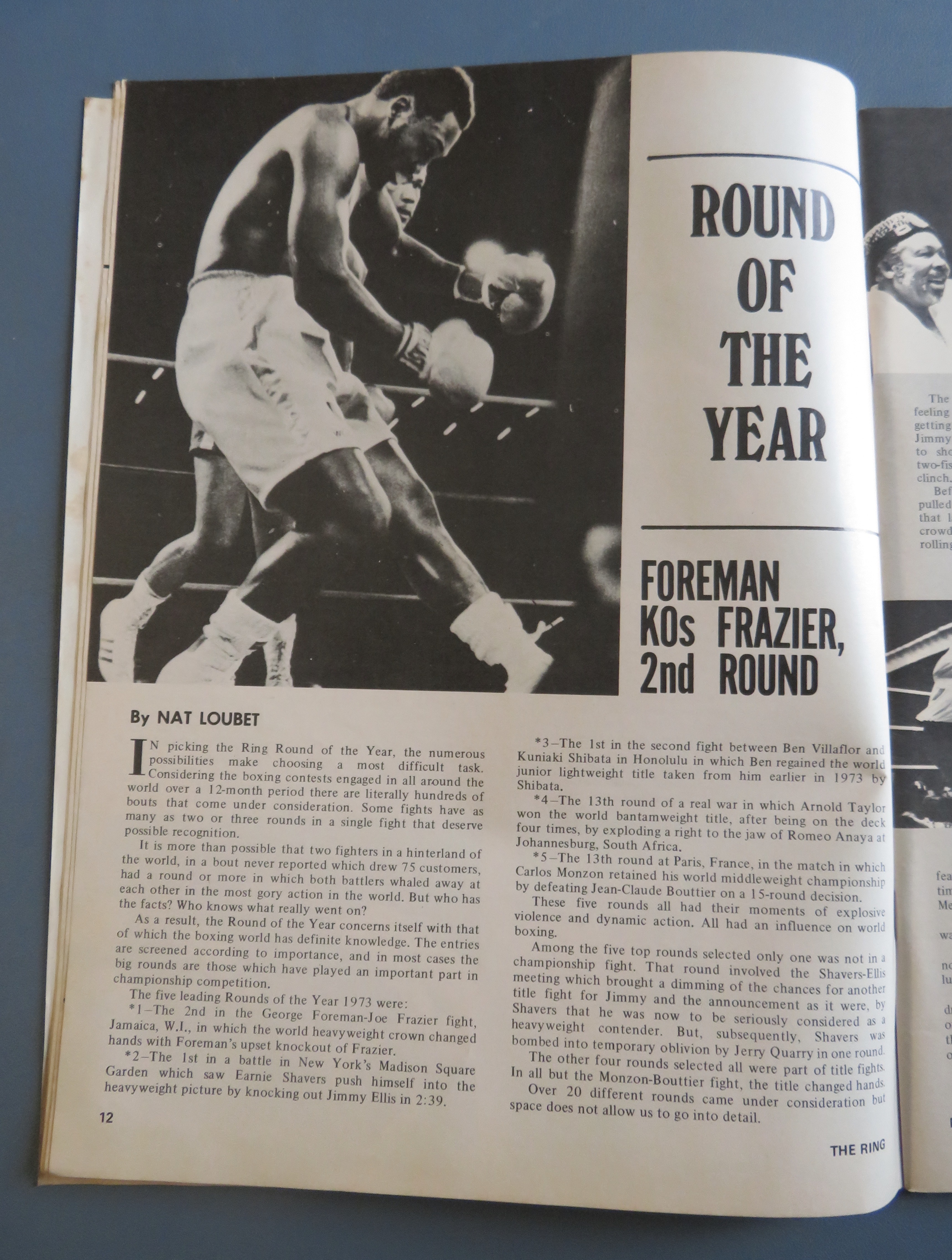 The Ring Magazine March 1974 100 Years Of Heavyweight