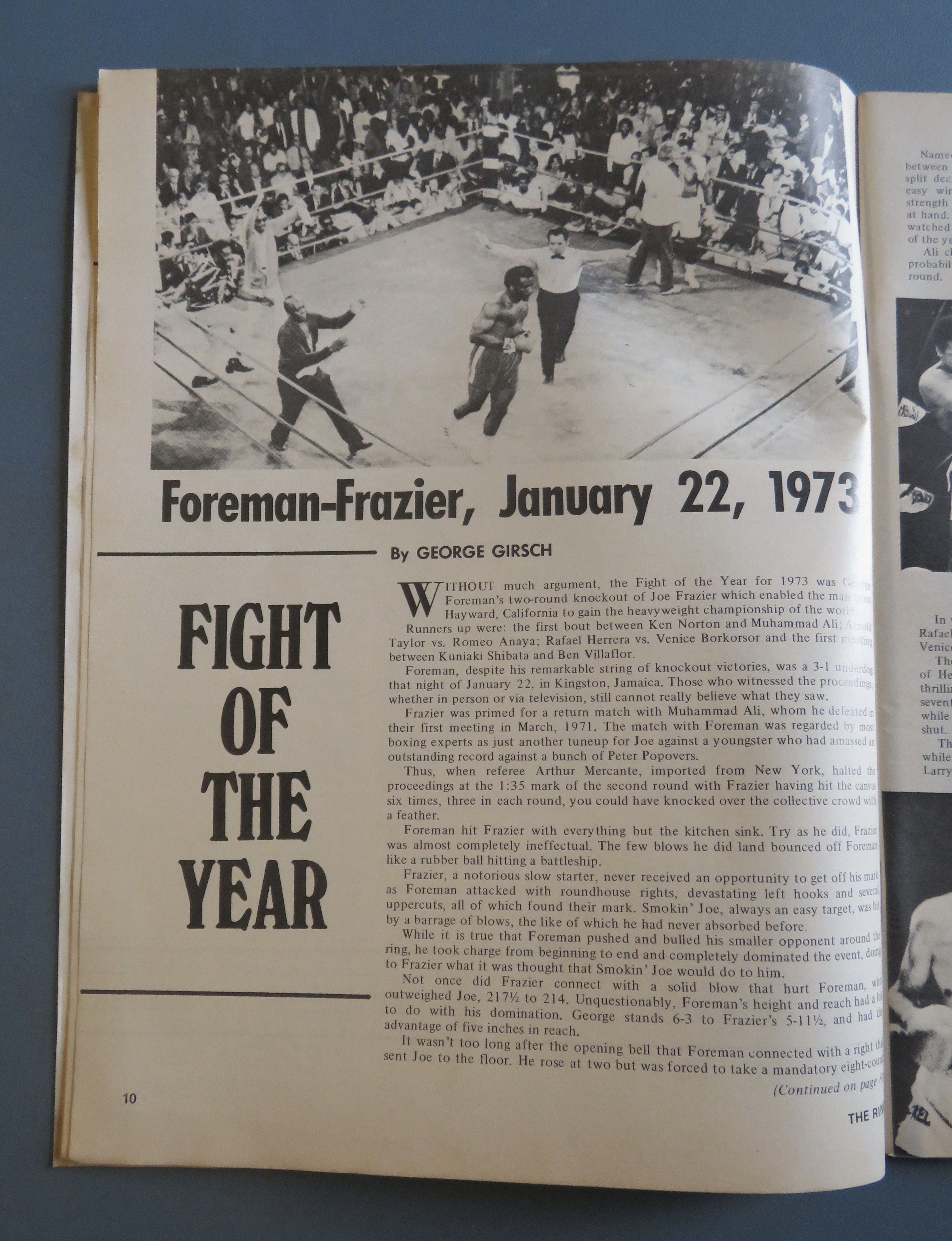 The Ring Magazine March 1974 100 Years Of Heavyweight