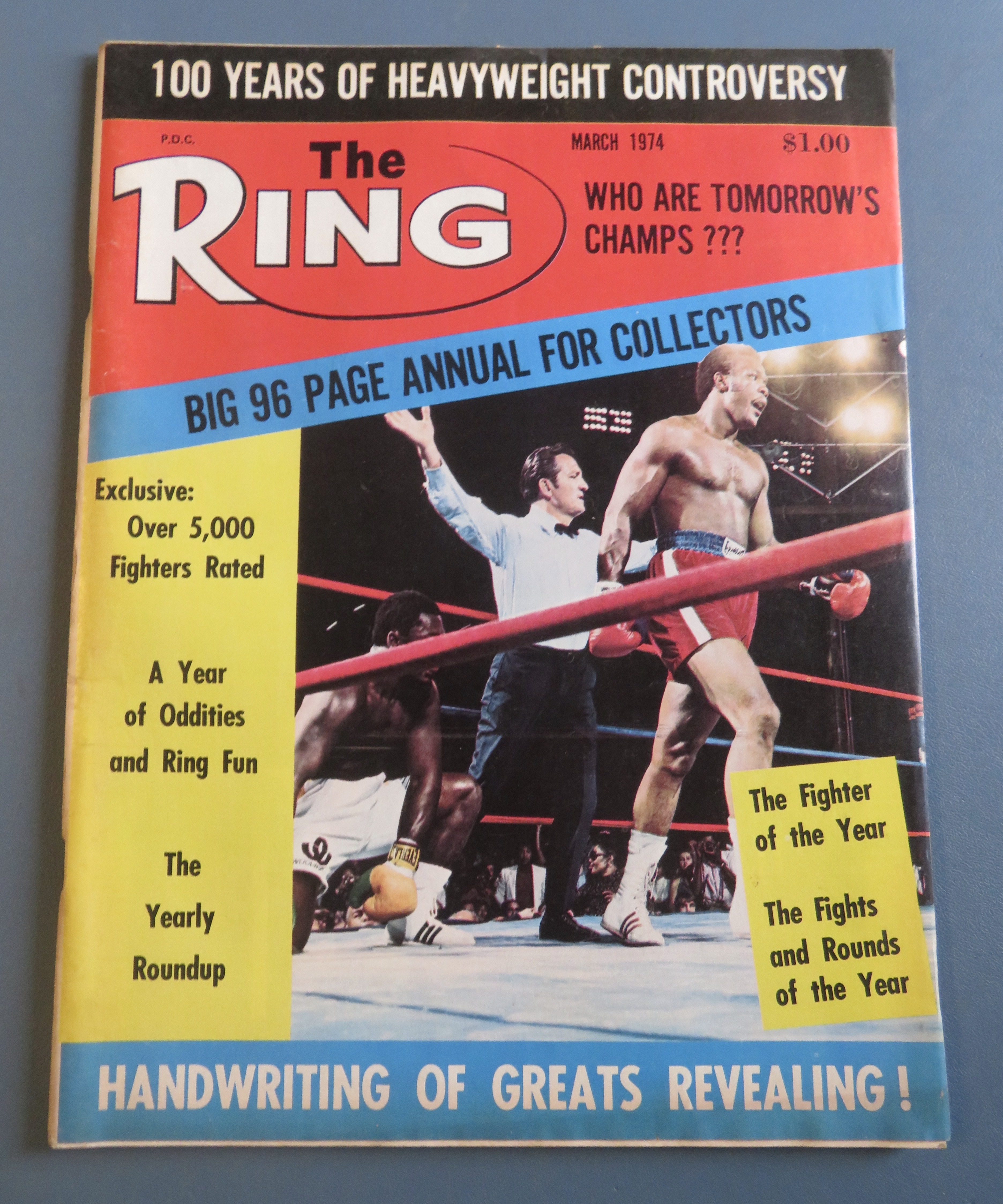 The Ring Magazine March 1974 100 Years Of Heavyweight