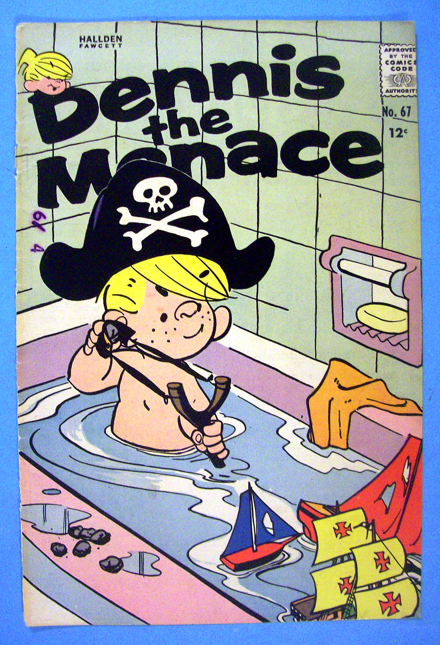 Dennis the Menace Comic Cover #67 July 1963