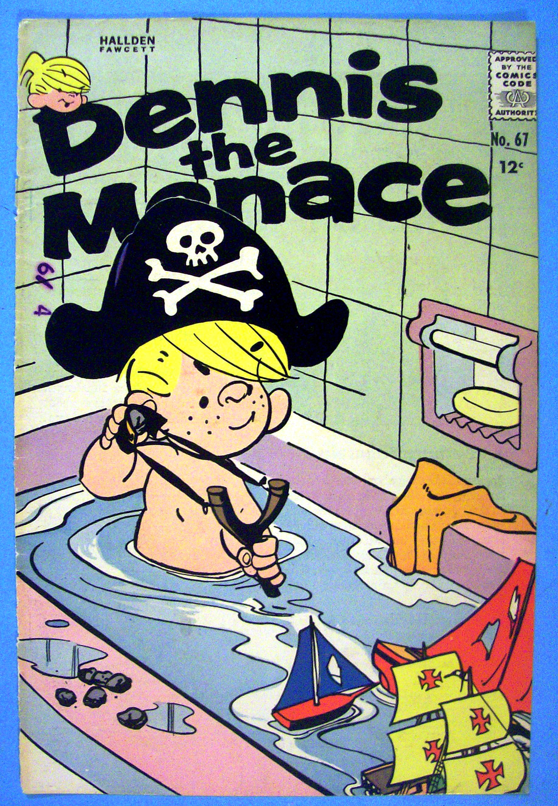 Dennis the Menace Comic Cover #67 July 1963