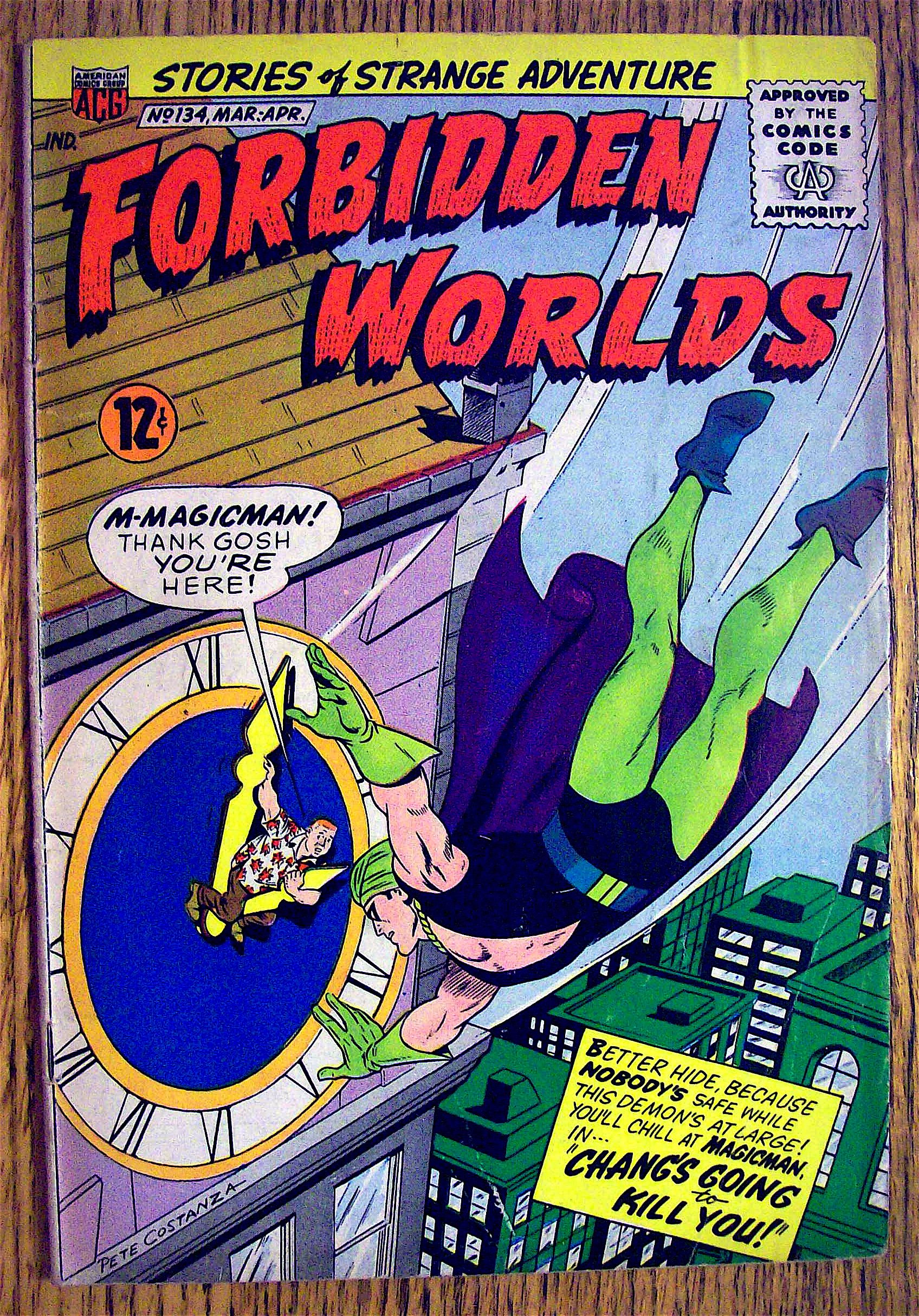 Forbidden Worlds Comic #134 March-April 1966
