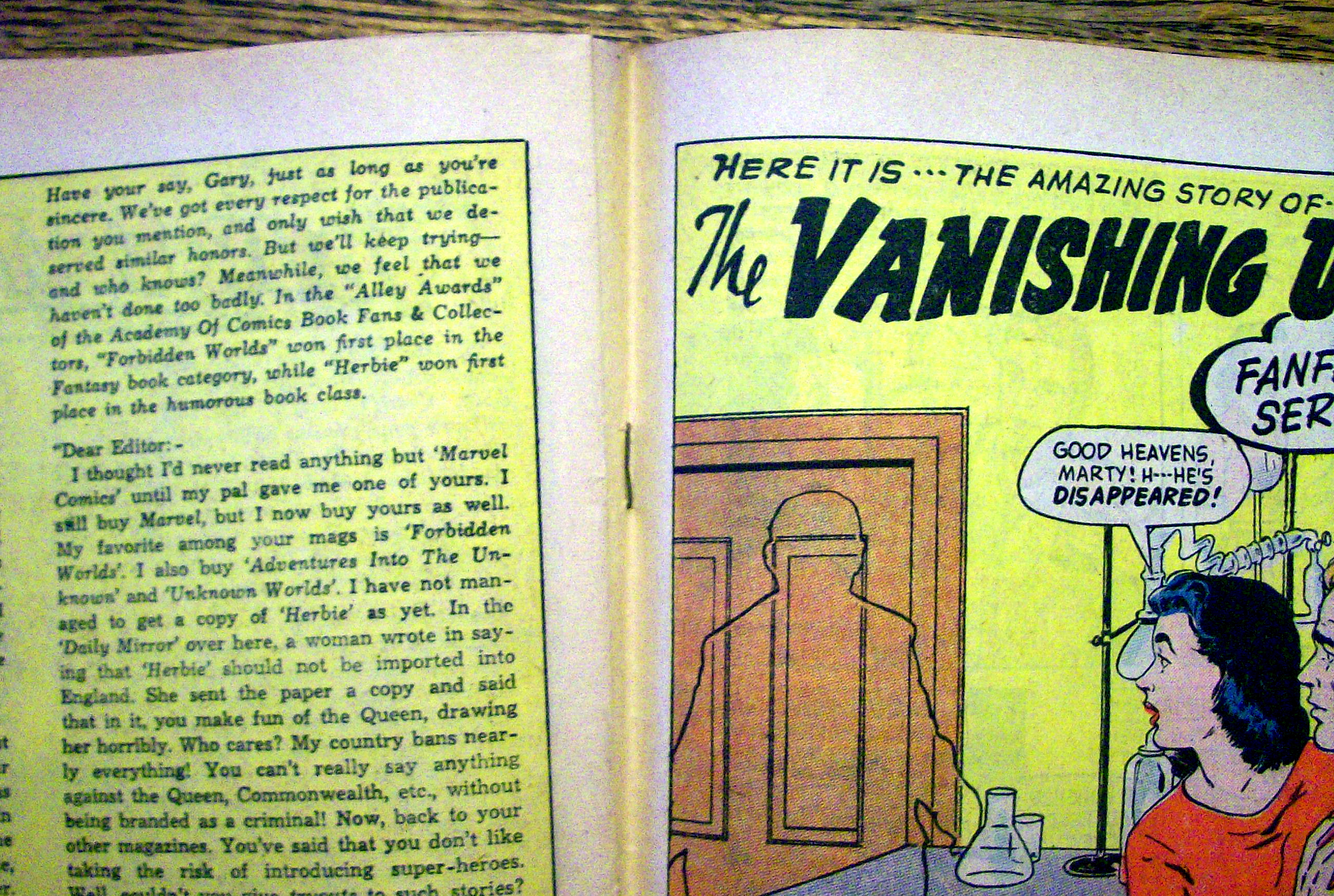 Forbidden Worlds Comic #134 March-April 1966