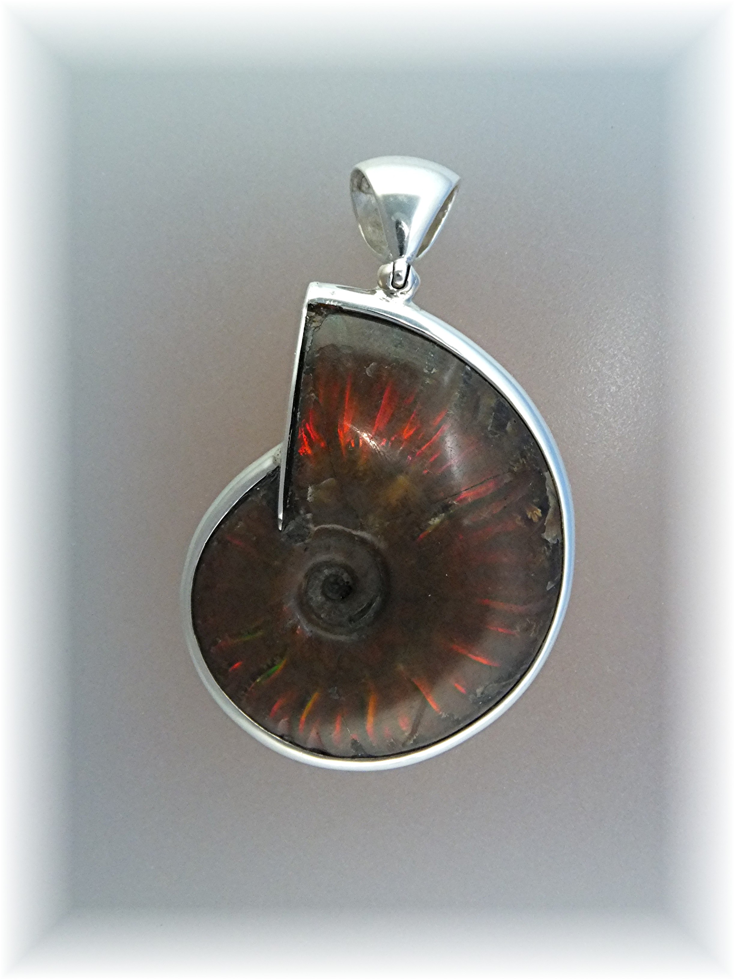 Pendant Sterling Silver Ammonite By Starborn