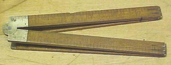 Stanley No. 61 Carpenters Rule 2 Foot 4 Fold