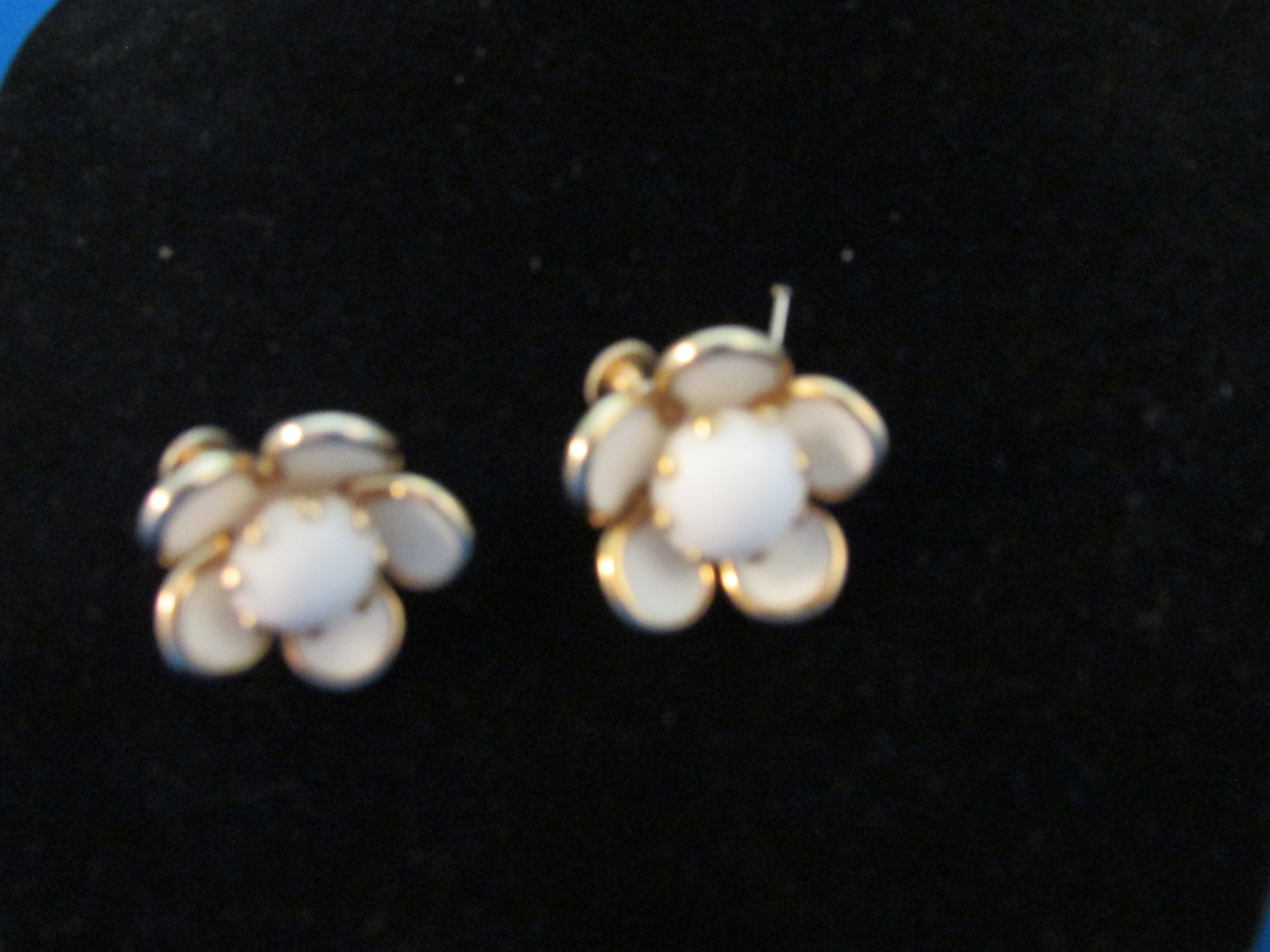 Plastice Screw On Earrings