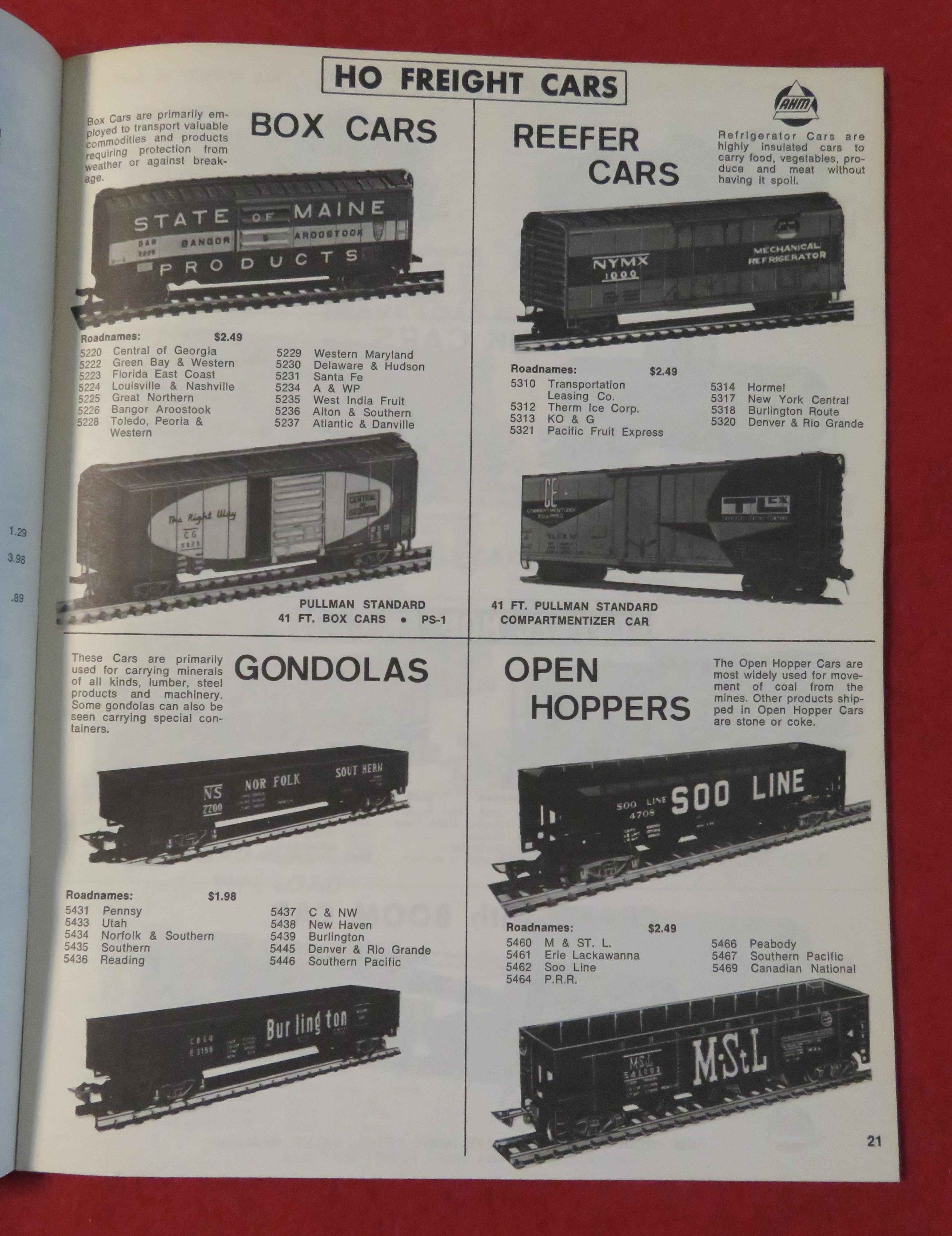 AHM Model Railroad Catalog Supplement 1970's