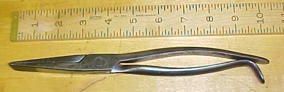 Schul-Sons Duck Bill 10 inch Pliers Leather & Canvas