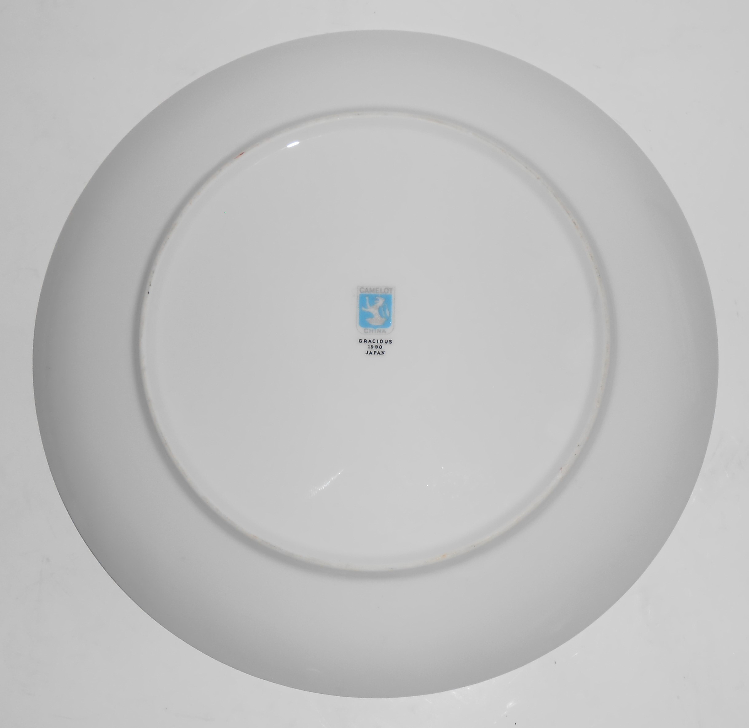 Camelot Fine China Porcelain Gracious Platinum Snack Pl