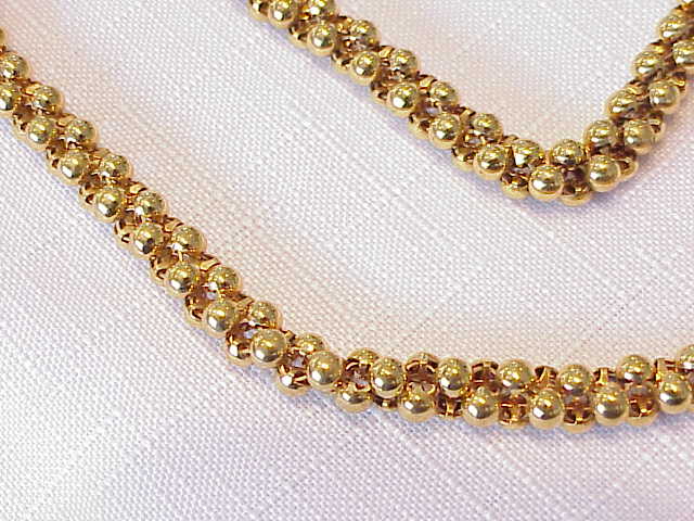 Napier Gold Tone Choker Necklace And Bracelet Set