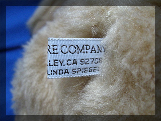 Bearly There bear by Linda Spiegel - PJ bag bear