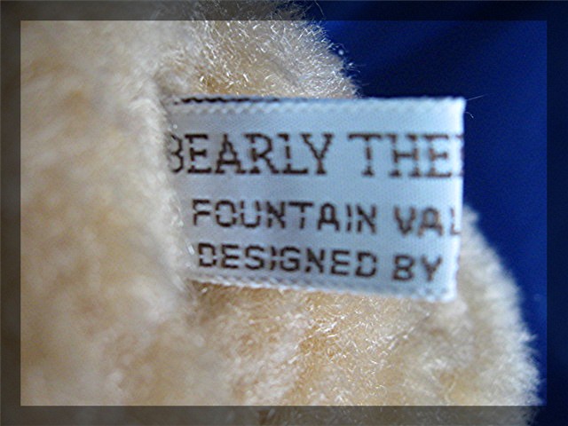 Bearly There bear by Linda Spiegel - PJ bag bear