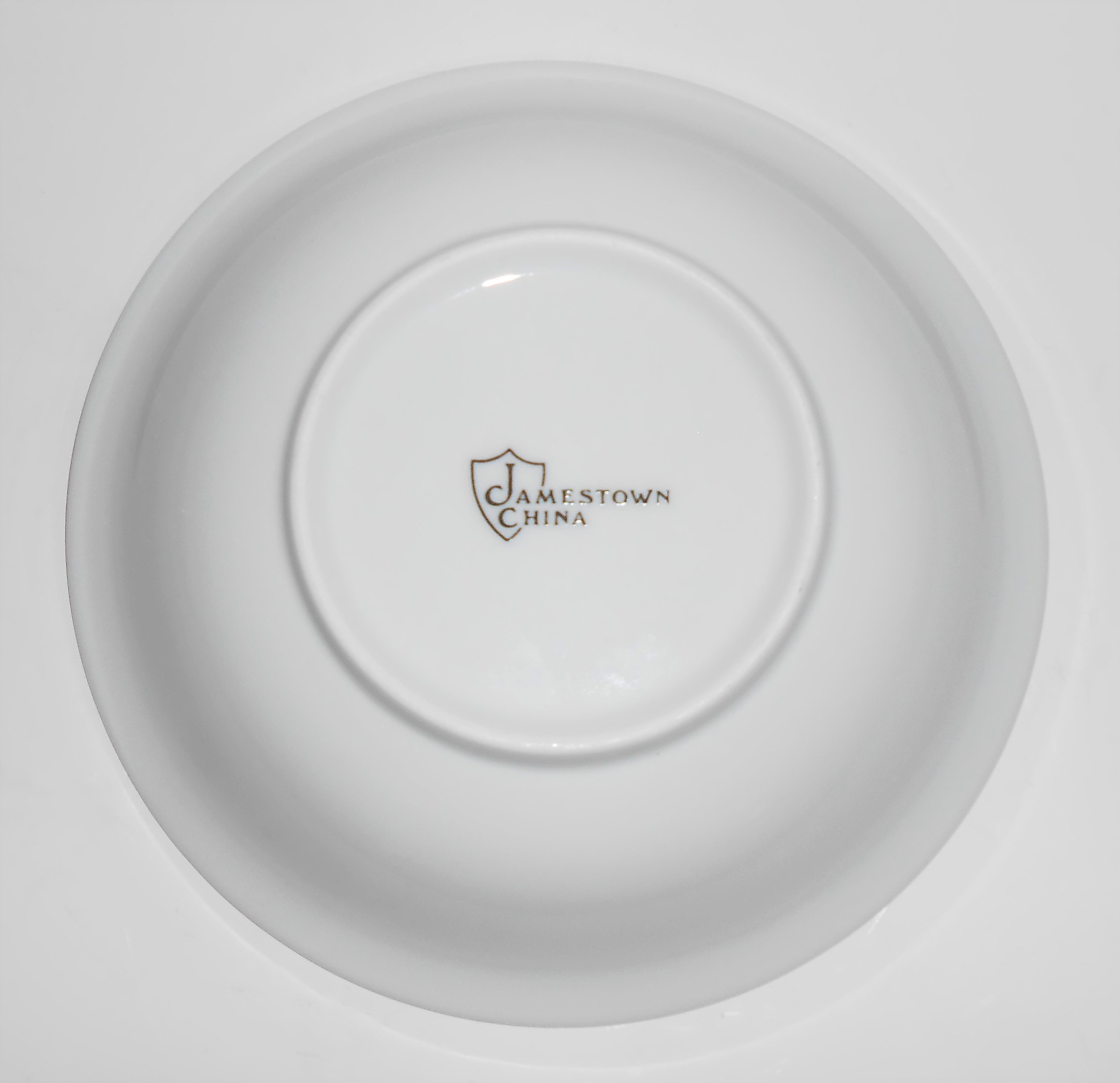 Jamestown China Porcelain Pink Yellow Floral Gold Soup