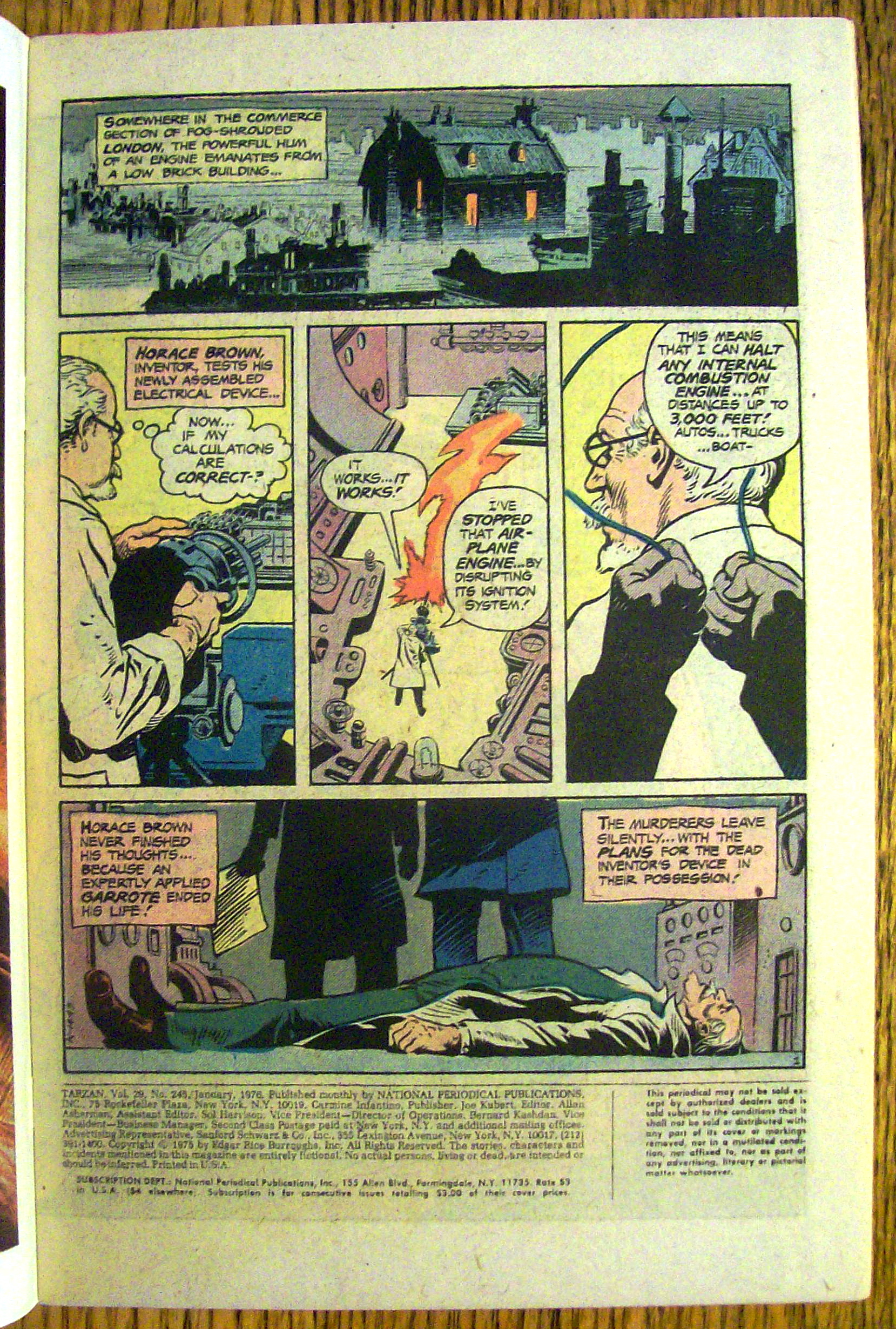 Tarzan (Lord Of The Jungle) Comic #245-January 1976