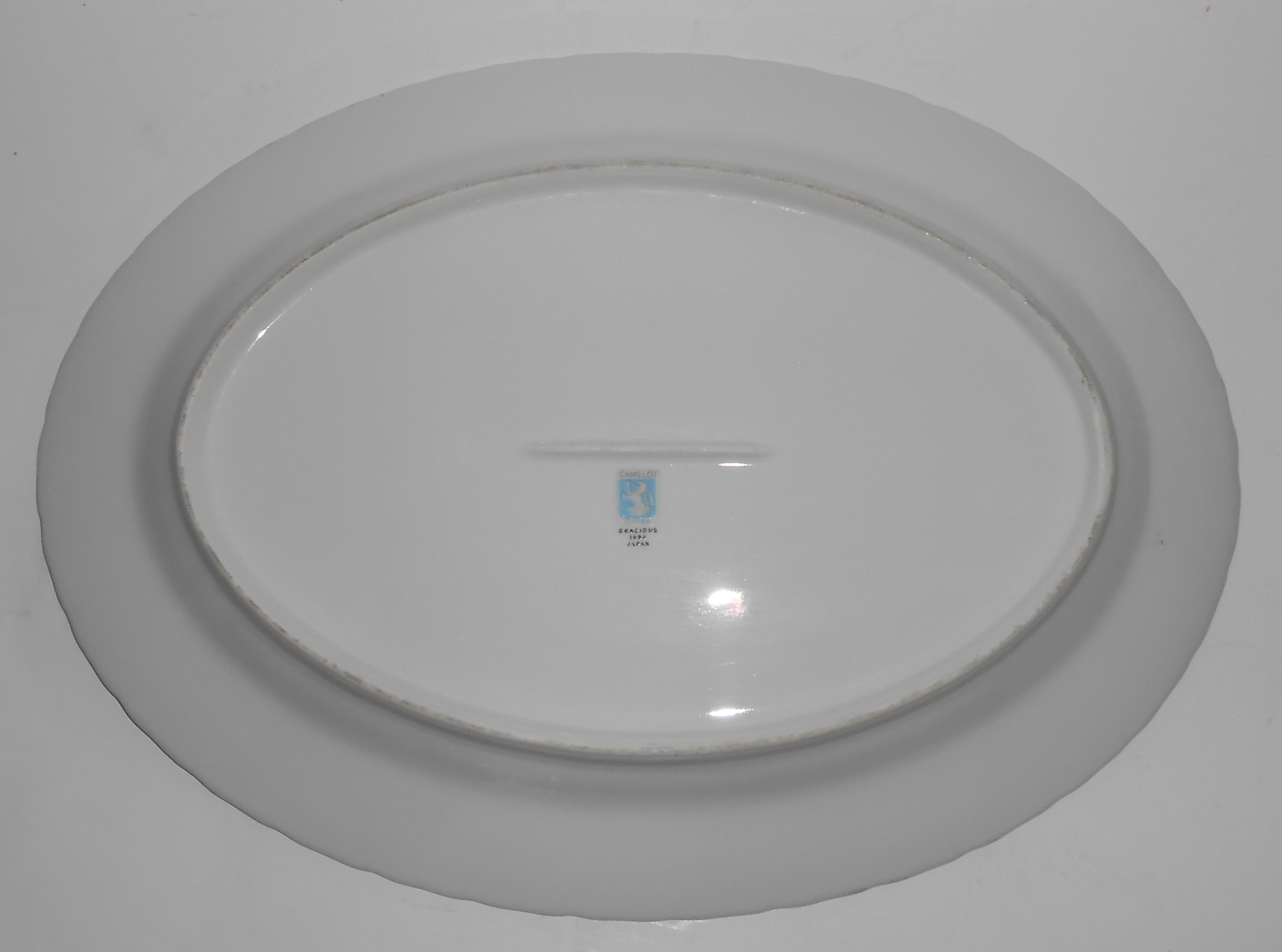 Camelot Fine China Porcelain Gracious Platinum Platter