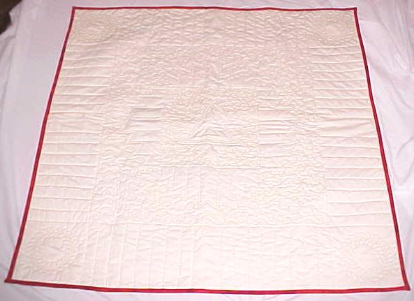 Quilt Wall Hanging Christmas Tree Holly Poinsettias