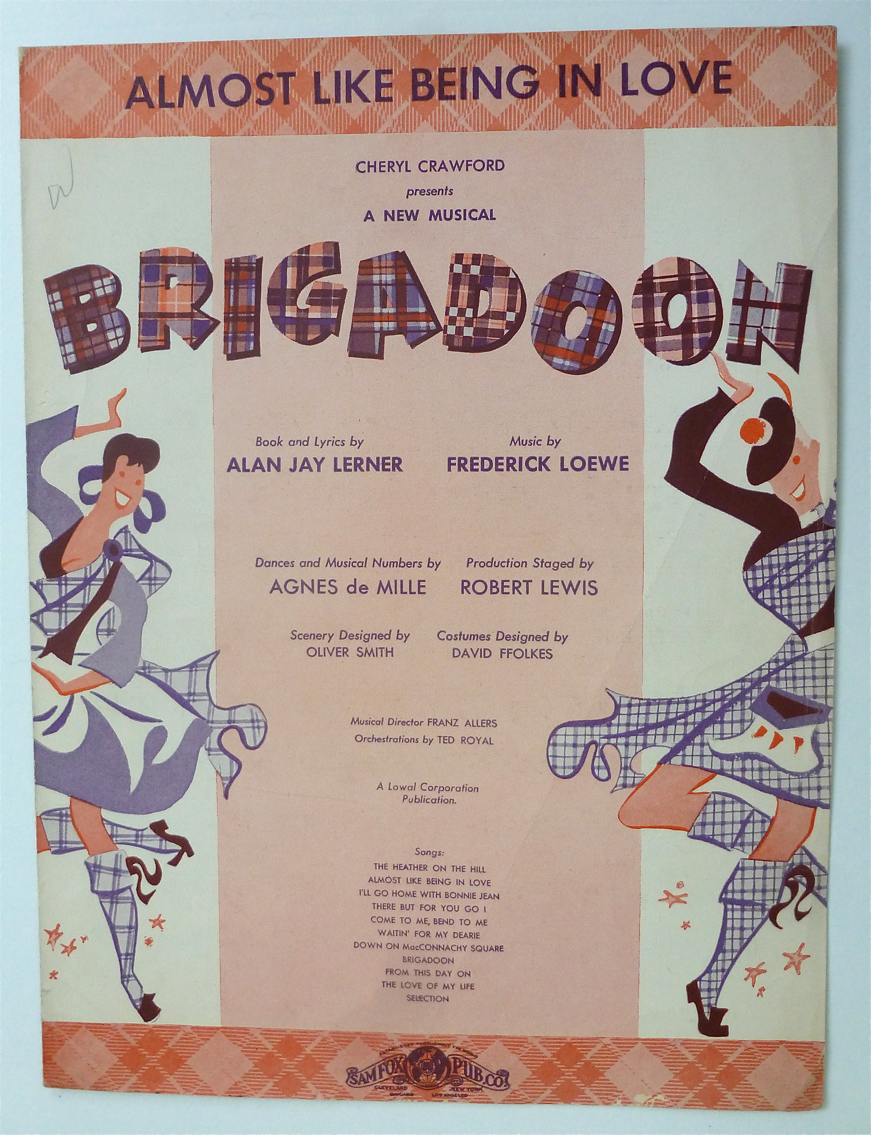 Sheet Music For 1947 Almost Like Being In Love