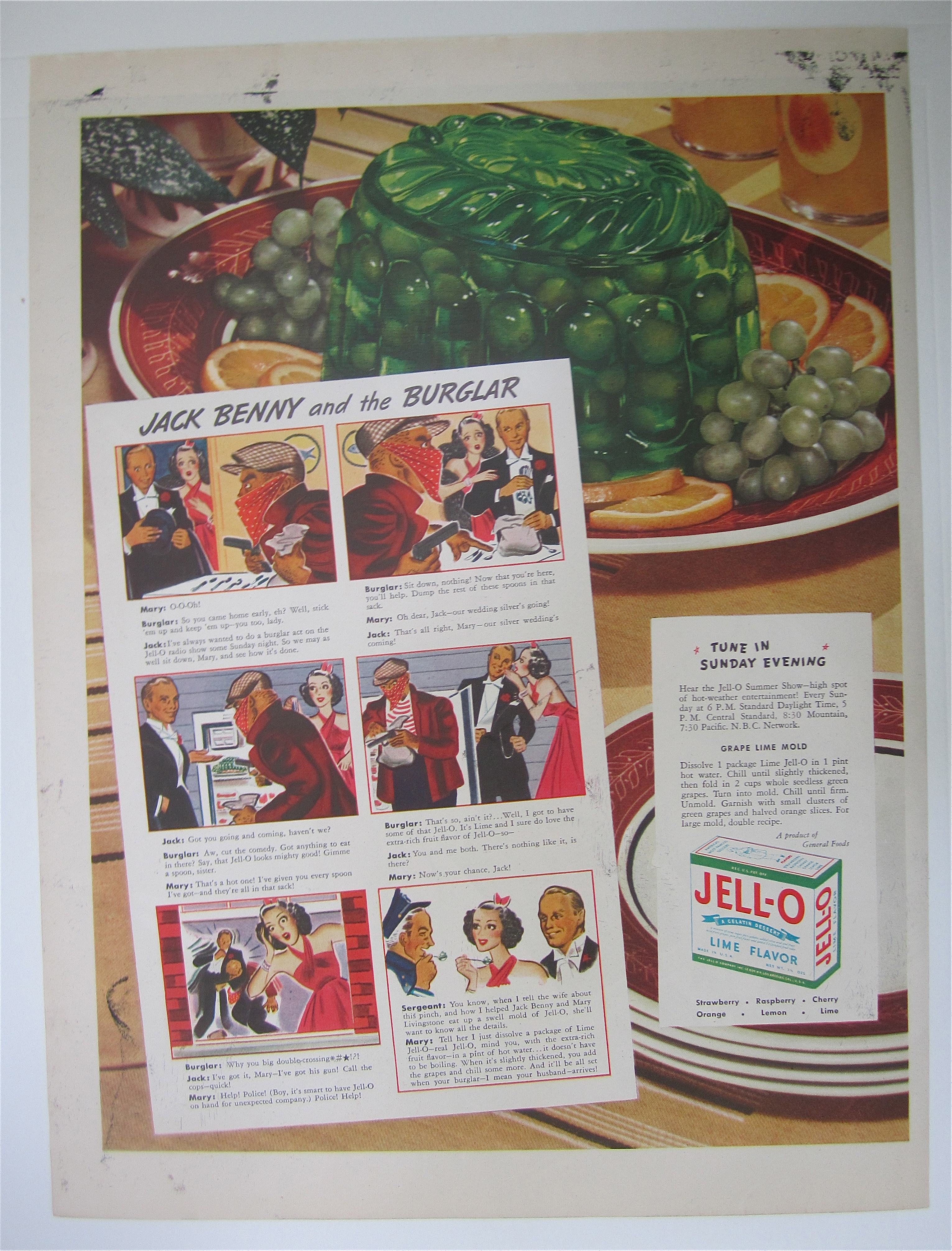 1937 Jell-O with Jack Benny and the Burglar