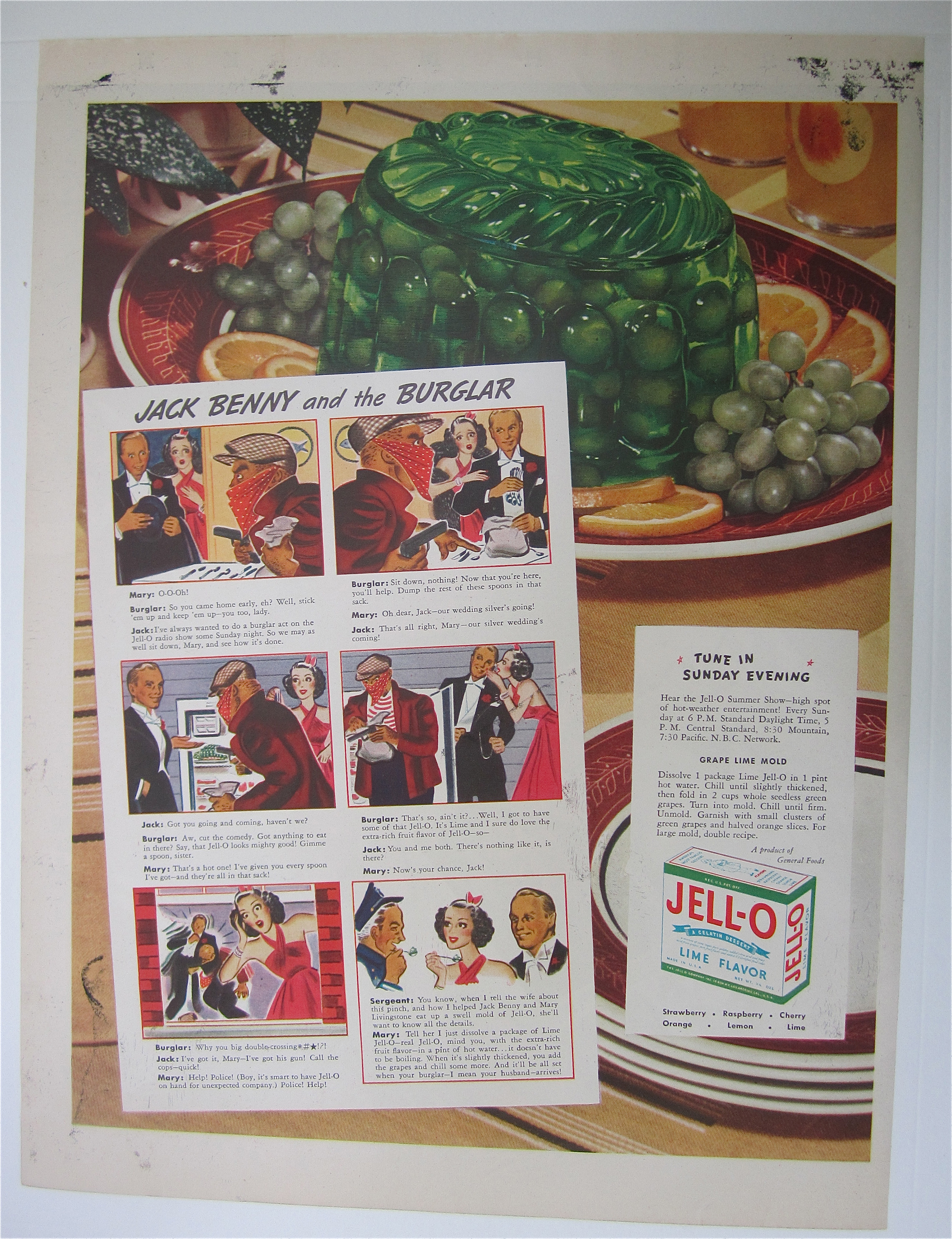 1937 Jell-O with Jack Benny and the Burglar
