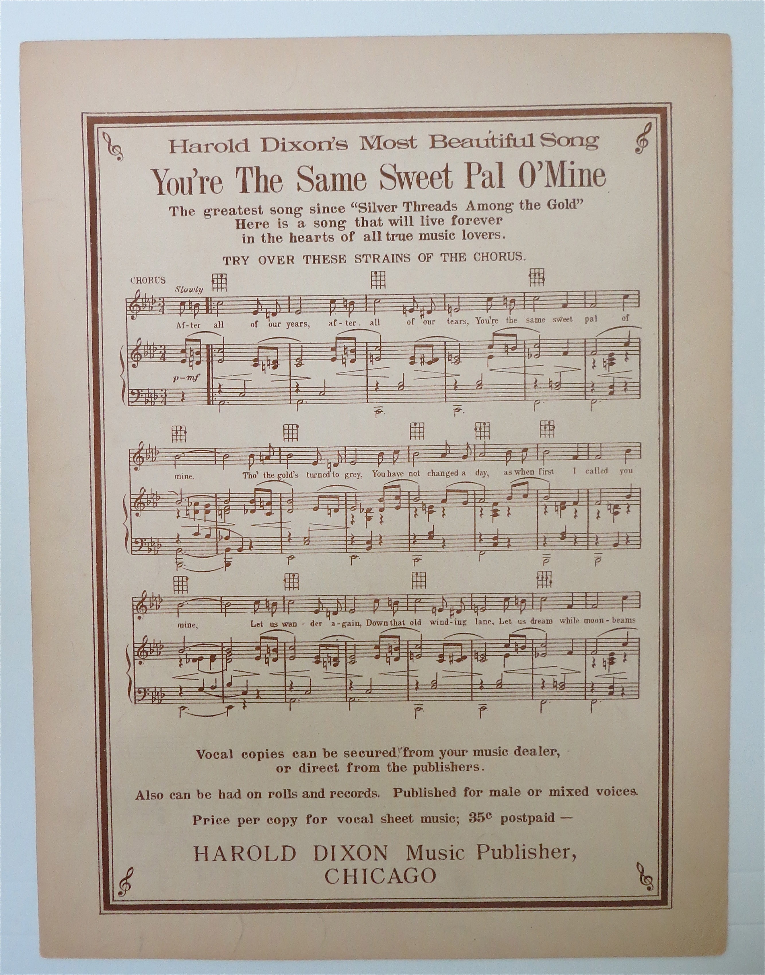 Sheet Music 1930 I Knew It Was Love