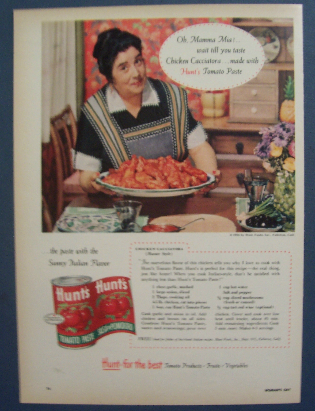 Vintage Ad: 1956 Hunt's Tomato Paste