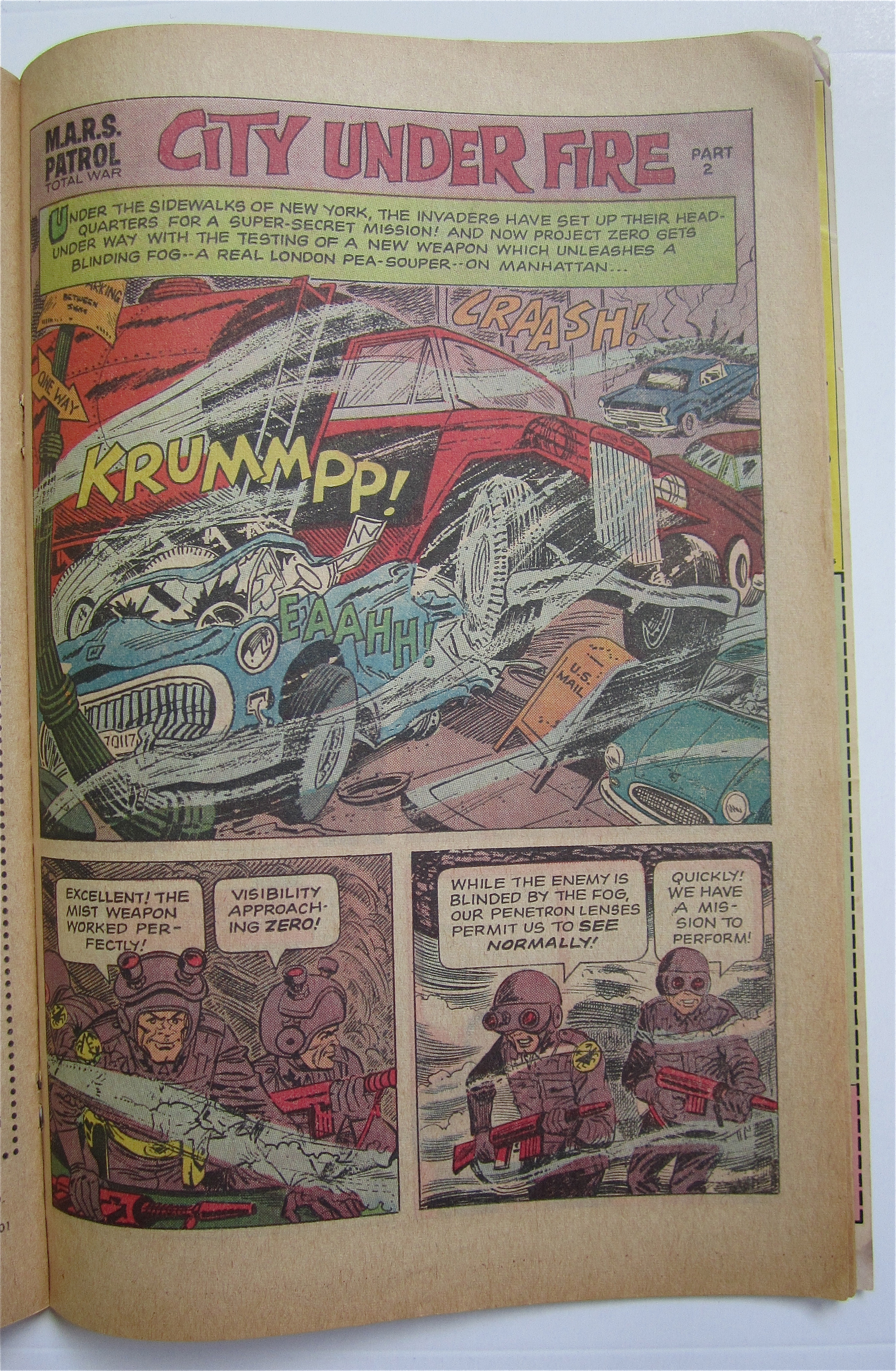 M.A.R.S. Patrol Comic May 1969 Total War