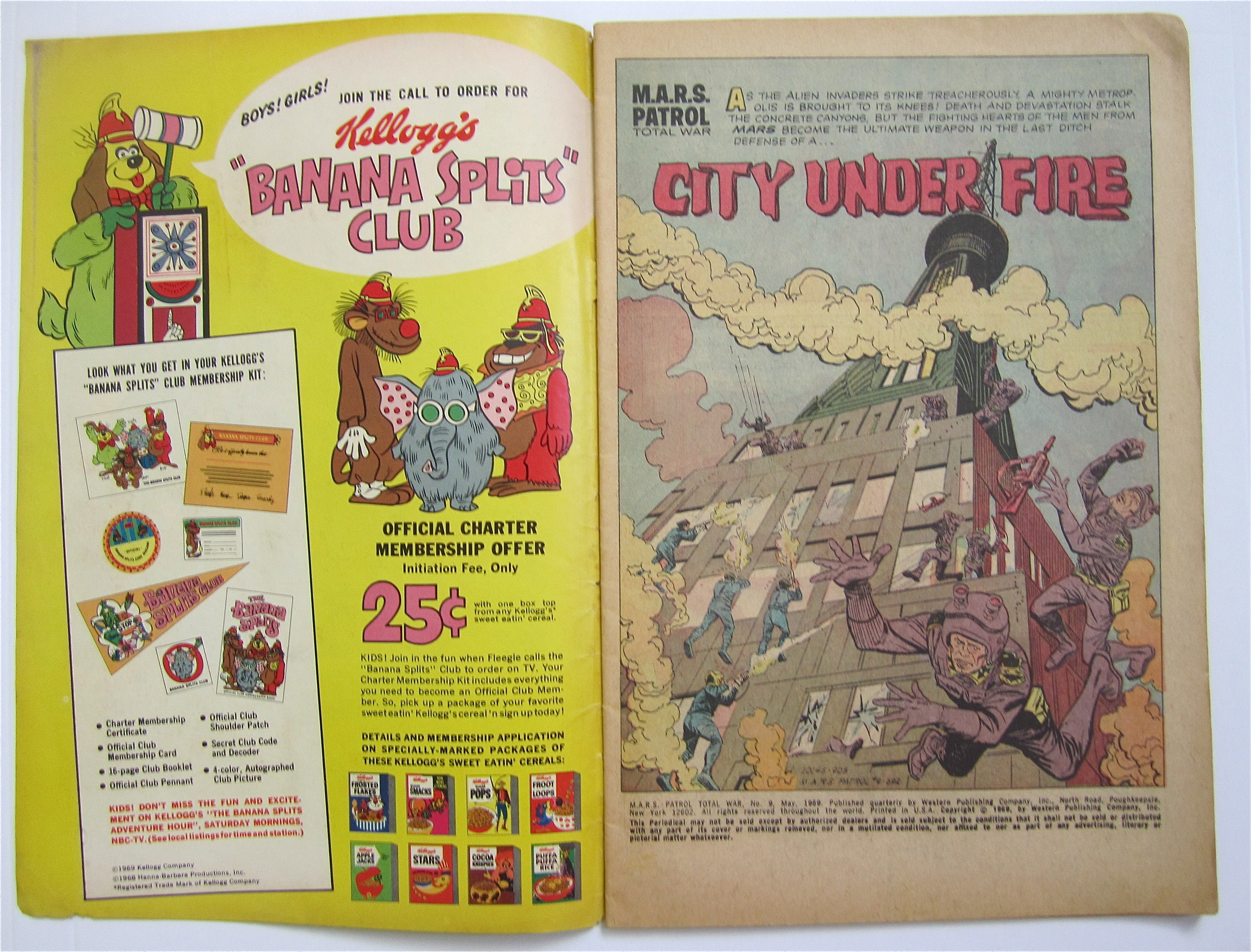 M.A.R.S. Patrol Comic May 1969 Total War