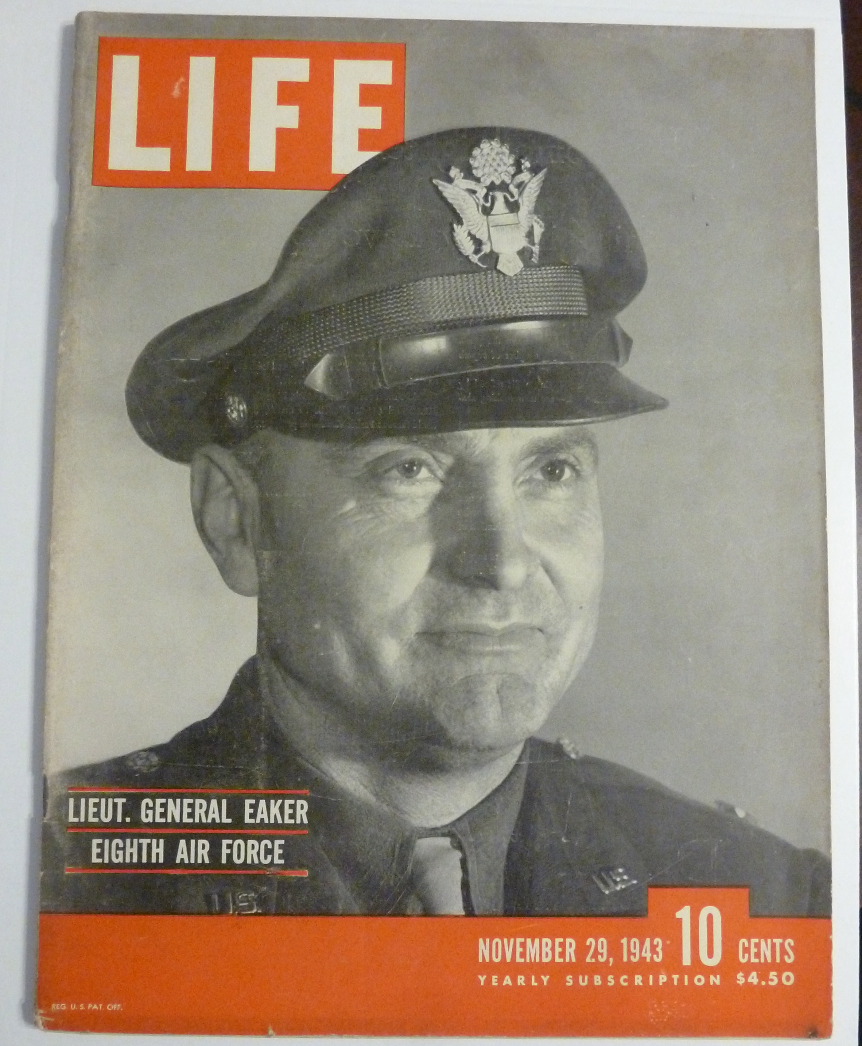 Life Magazine-November 29, 1943-Lt General Eaker
